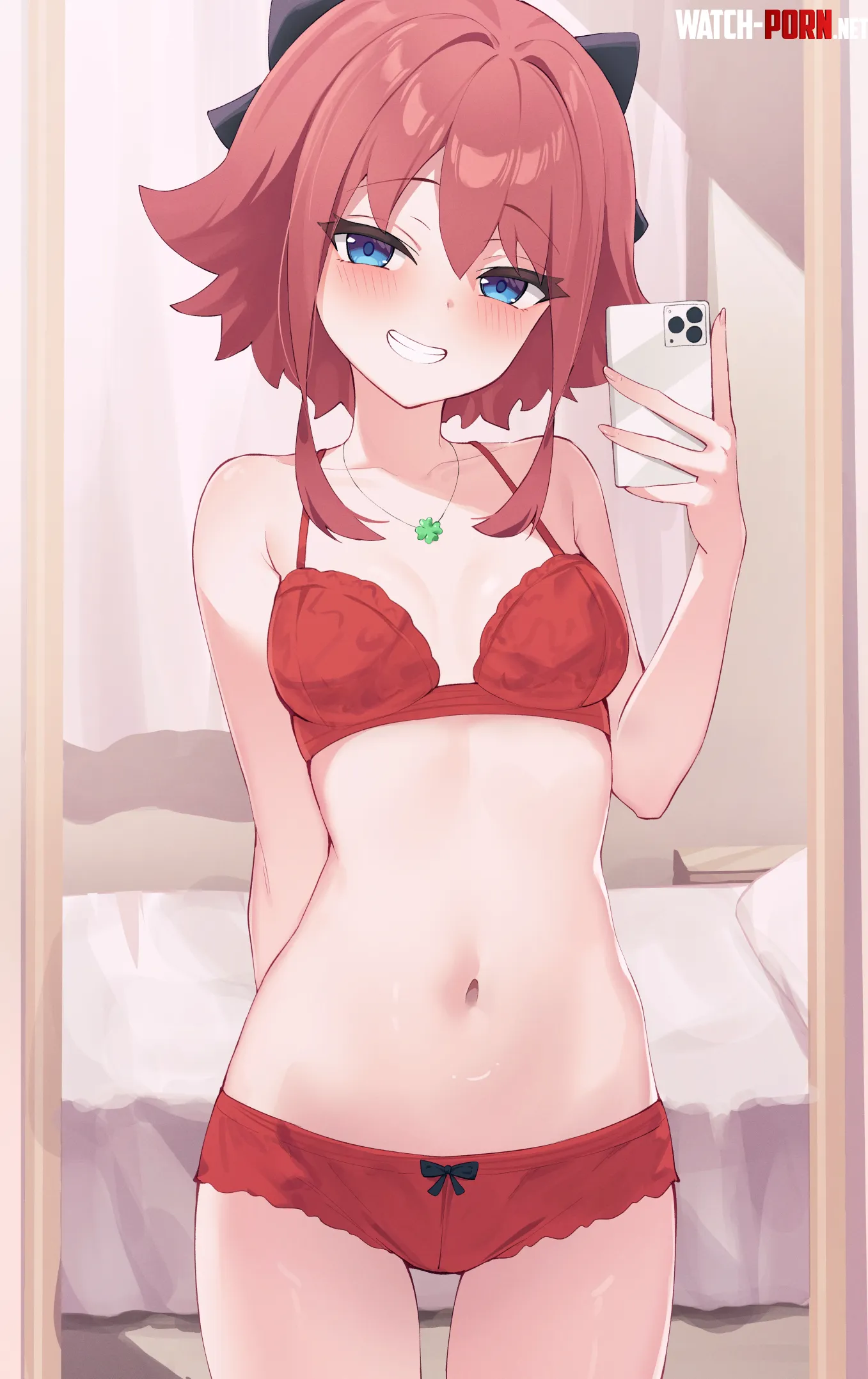 Mirror Selfie [Original] by A_MASSIVE_PERVERT