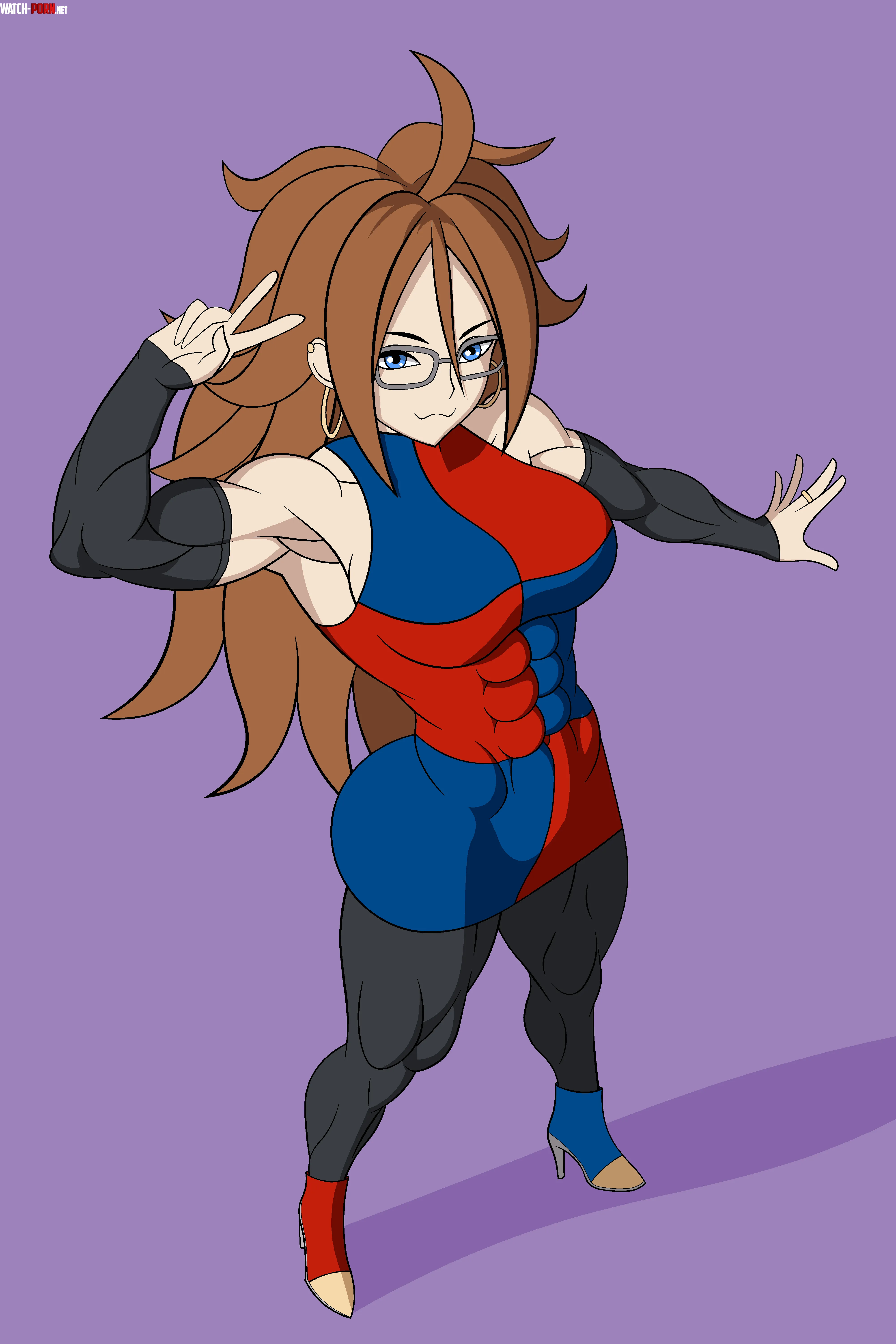 (dragon ball) Android 21 by [Pure Angel or Alex-500/@pure_angel82574] by history_343_droid21