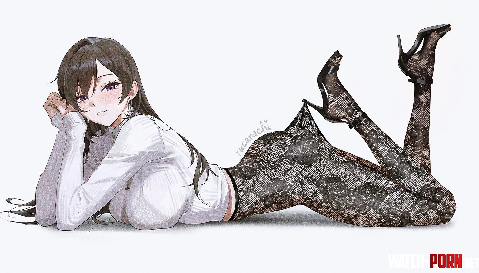 Ruca in sweater and pantyhose (rucarachi) [Original] by elegantloveglimmer