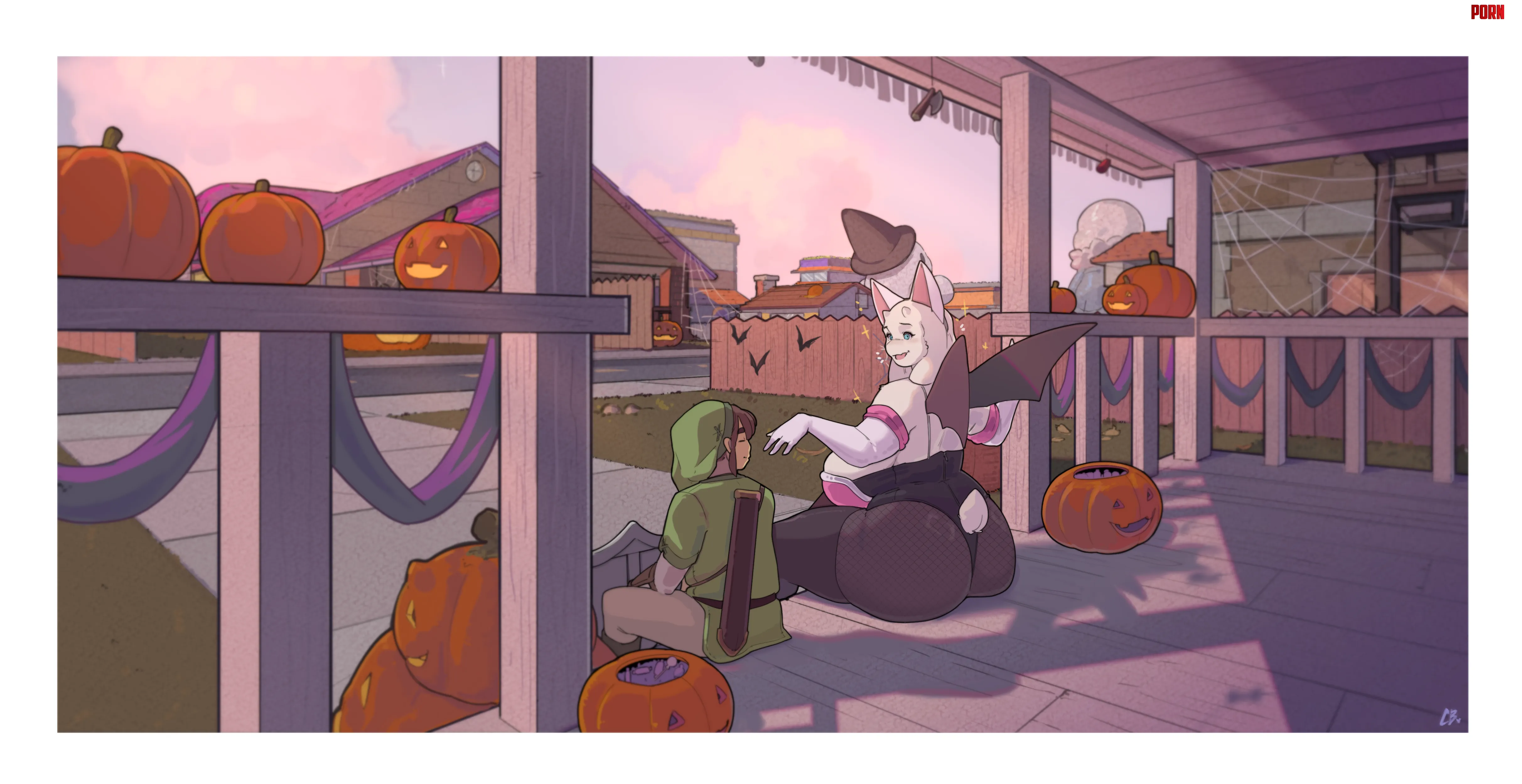 Halloween with family [Toriel, Frisk] (Cumbread) by Cumbreaduwu