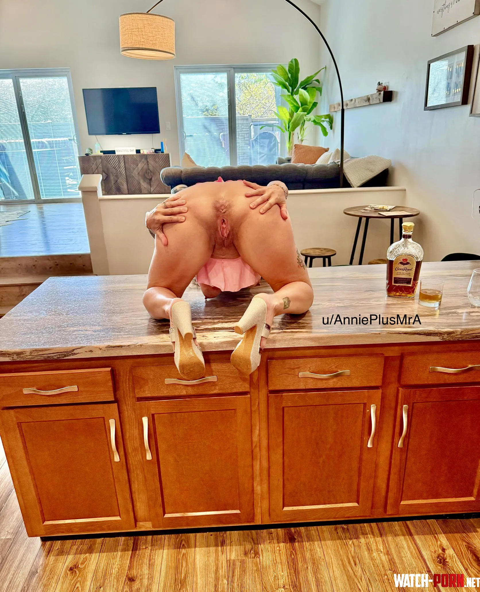 Annie (wife, 57) on display in the kitchen… by AnnieplusMrA