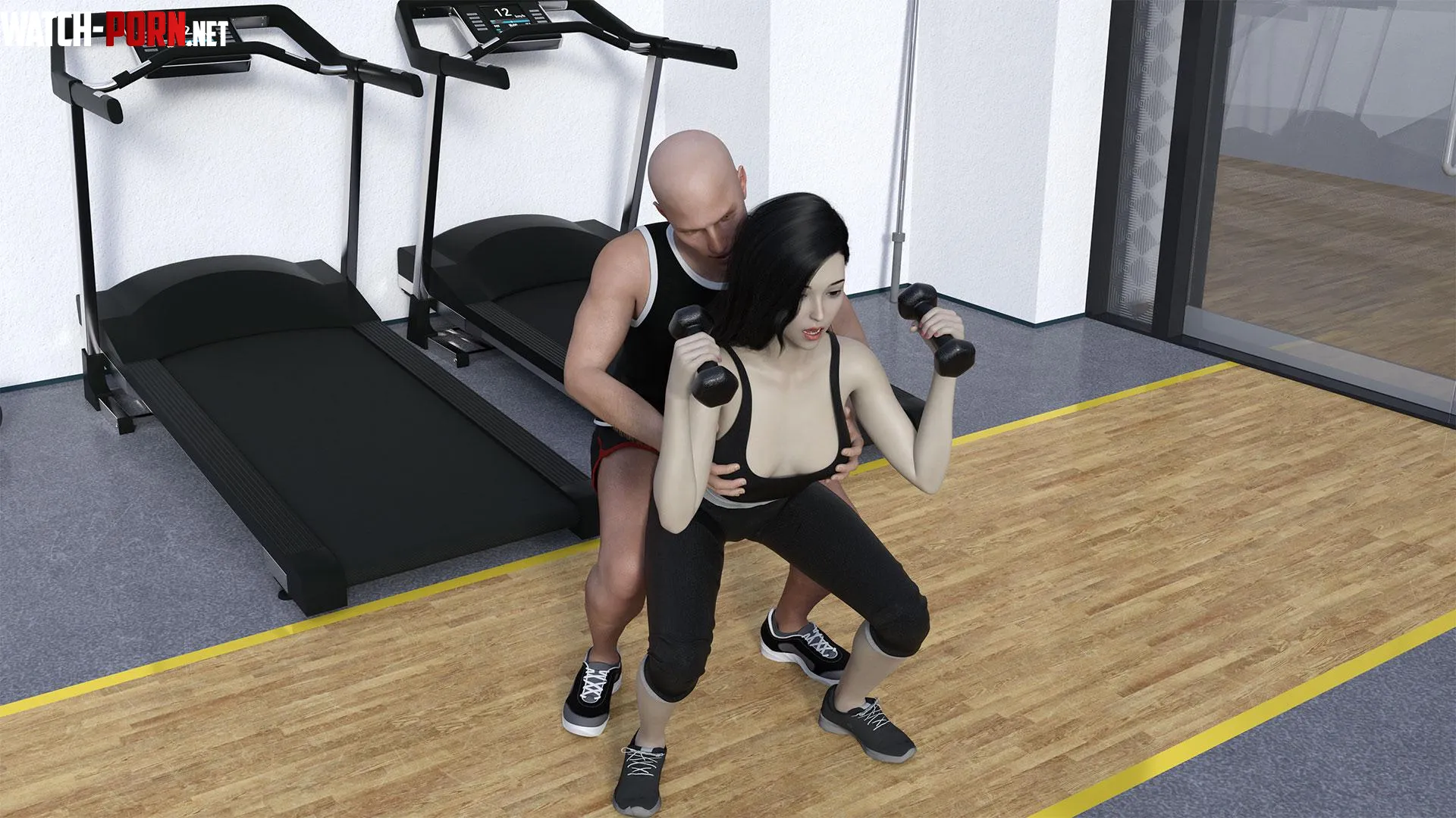 Himawari - Working Out with Dumbbells [The Photographer] (Developer: Nymphs) by nymphs_games