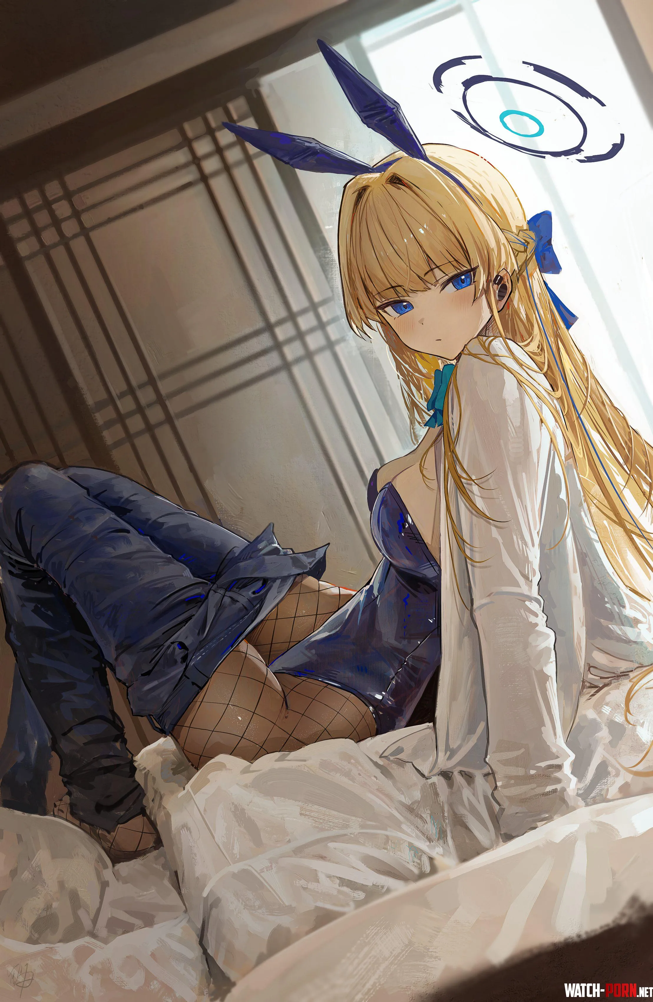 Bunny suit Asuma Toki [Blue Archive] by Hortkind78