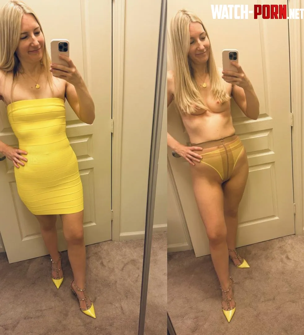 Date night dress reveal! Pantyhose and matching panties by boomersoonramg
