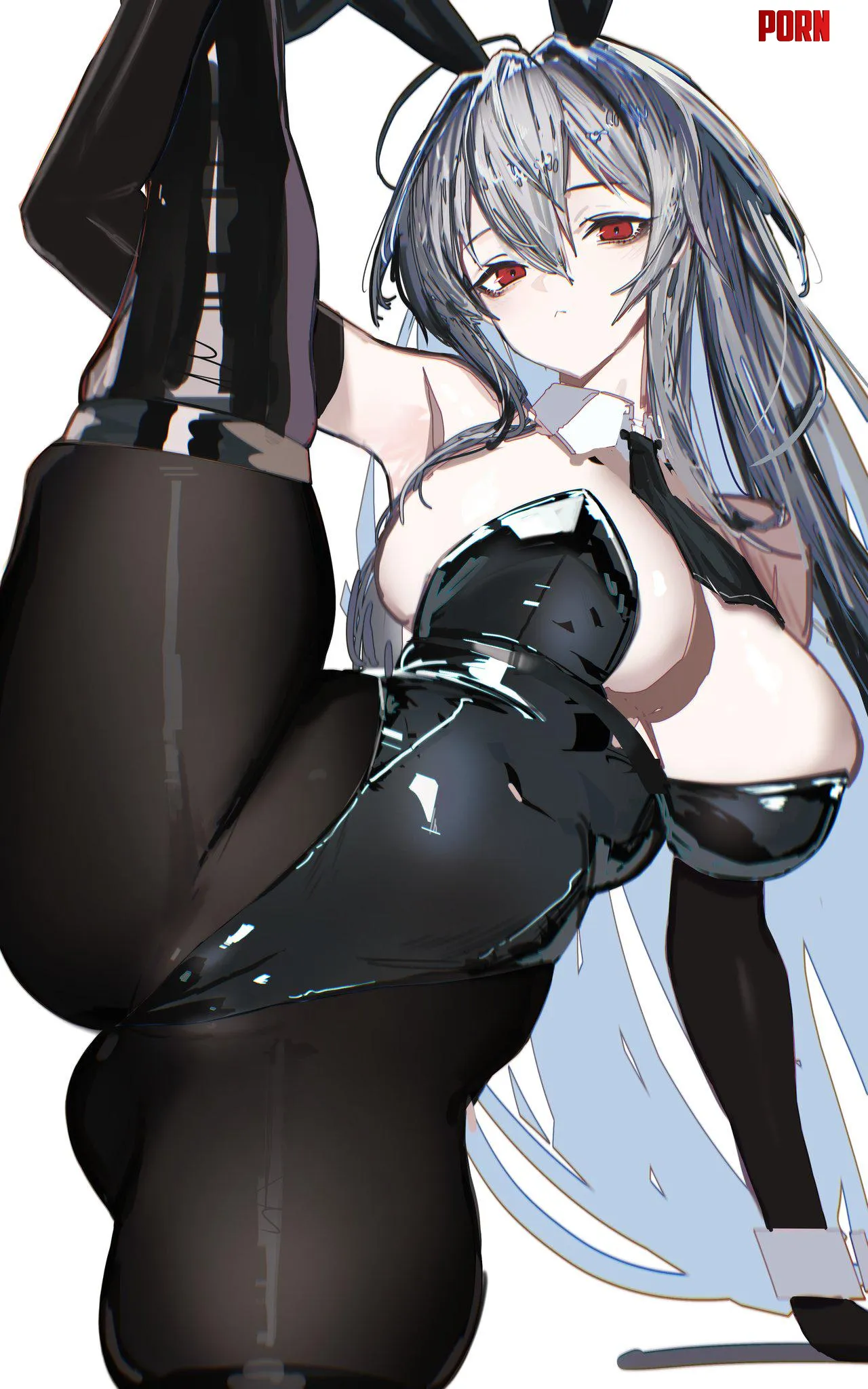 Bunny Skadi [Arknights] by WoolsonDaSheep