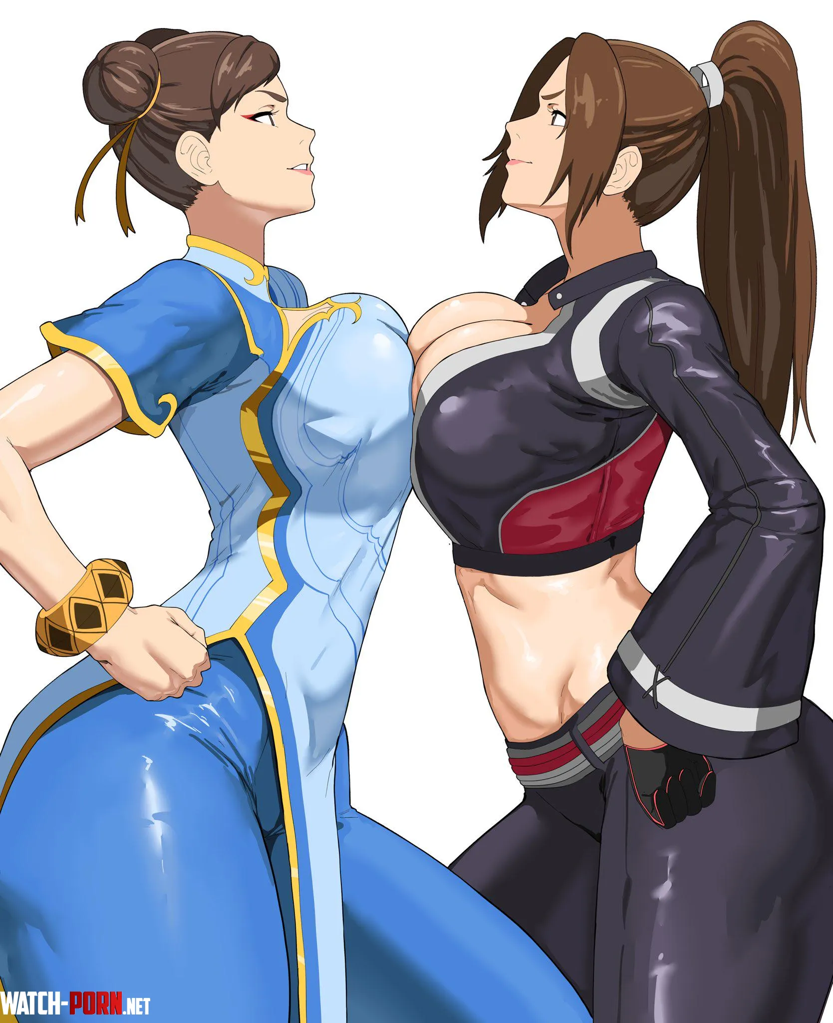 Chun-Li and Mai [Street Fighter x Fatal Fury] by xSaviour_N