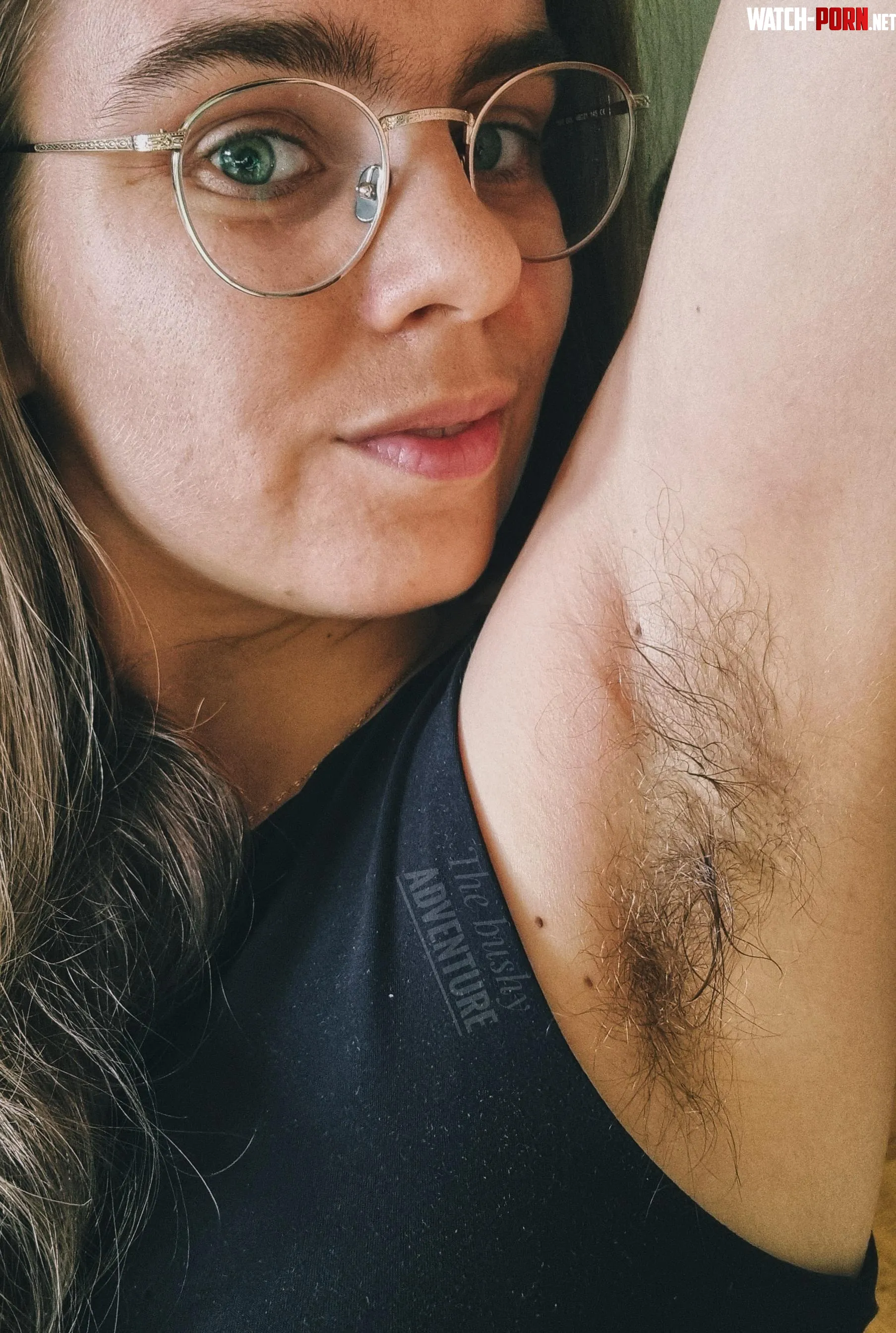 Sweaty hairy armpits of the day by TheBushyAdventure