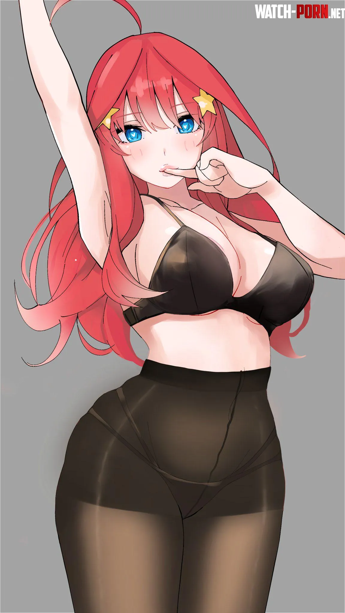 Itsuki Nakano Wearing Pantyhose [Quintessential Quintuplets] by Csxc