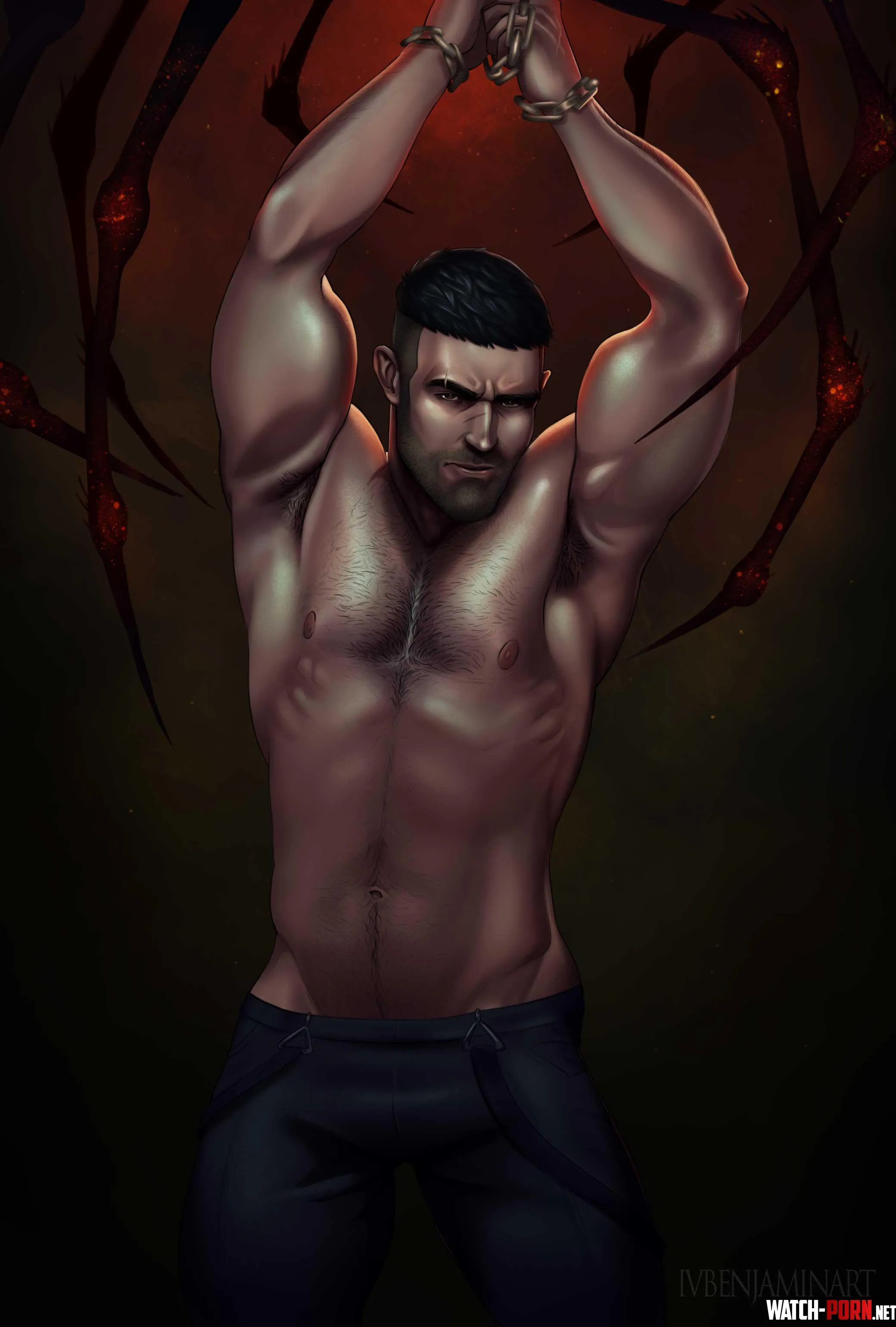 David King Halloween fanart | By me by IV_Benjamin