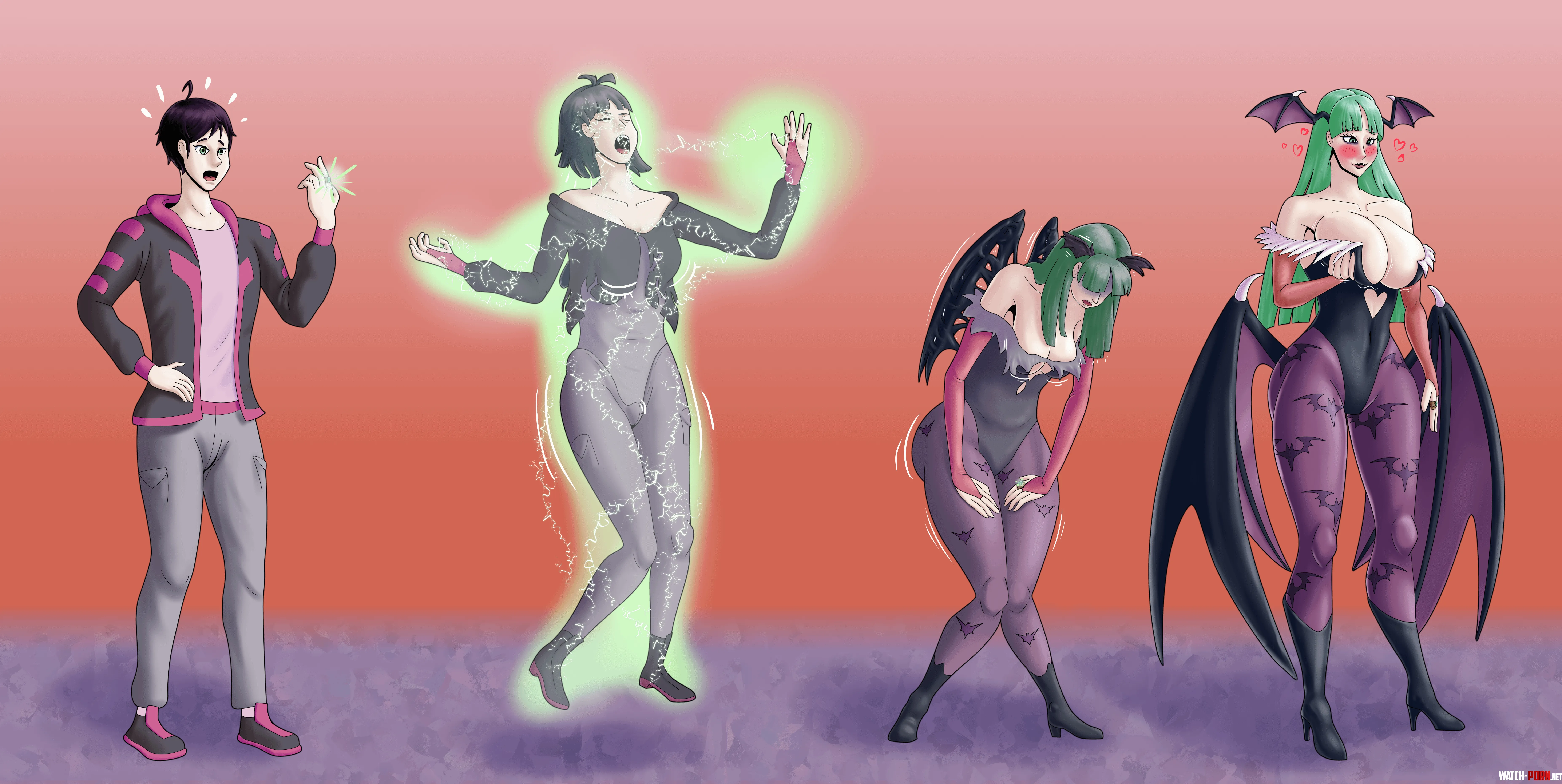 Halloween sequence 2025 - Morrigan style (by me) by NecessaryComposer977