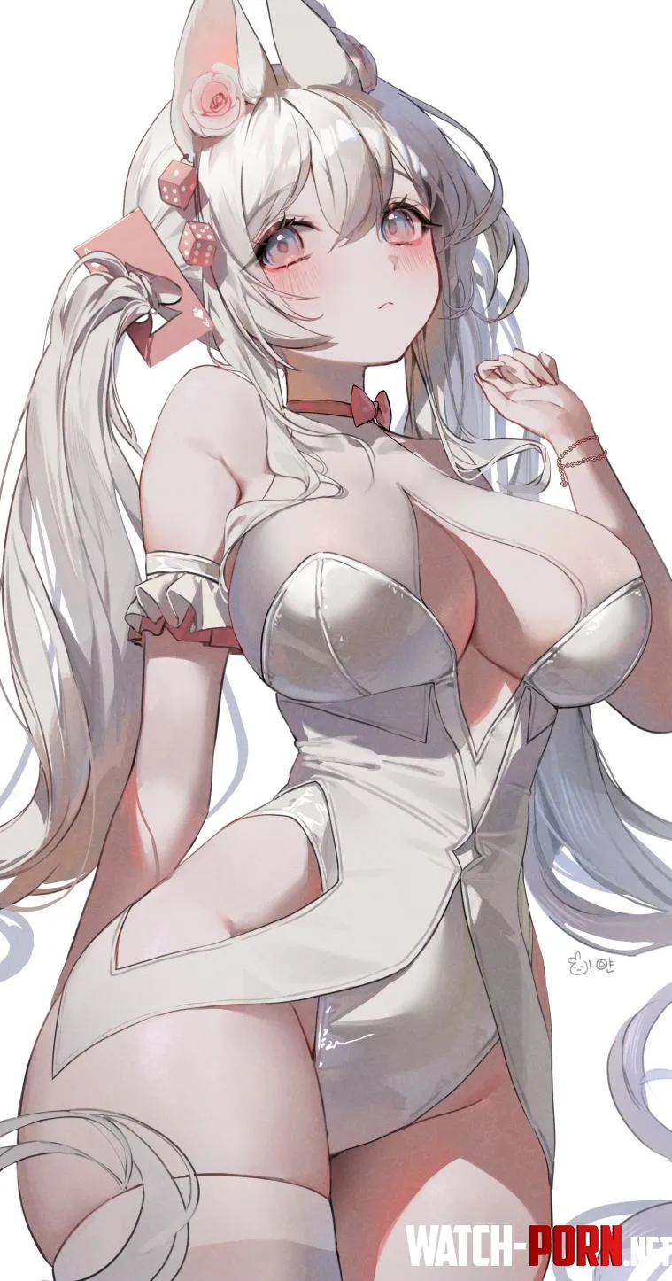 Her white dress is stunning [Original] (hayan) by RainDMask