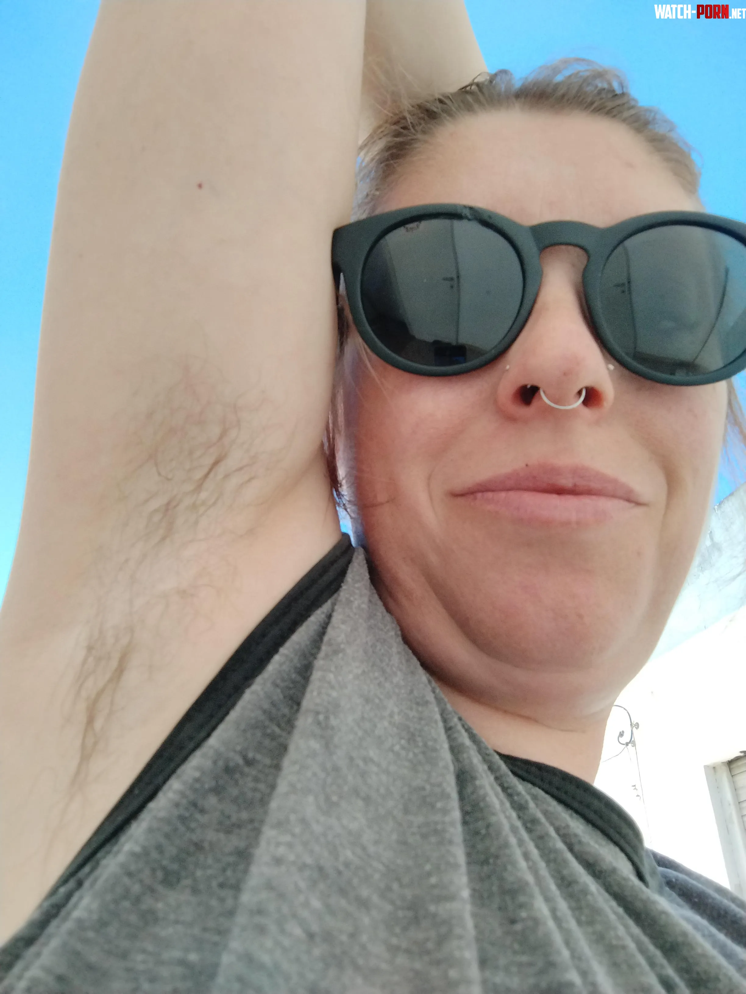 sweating in the sun, they smell delicious, I can feel it without raising my arms by LanaSweetb