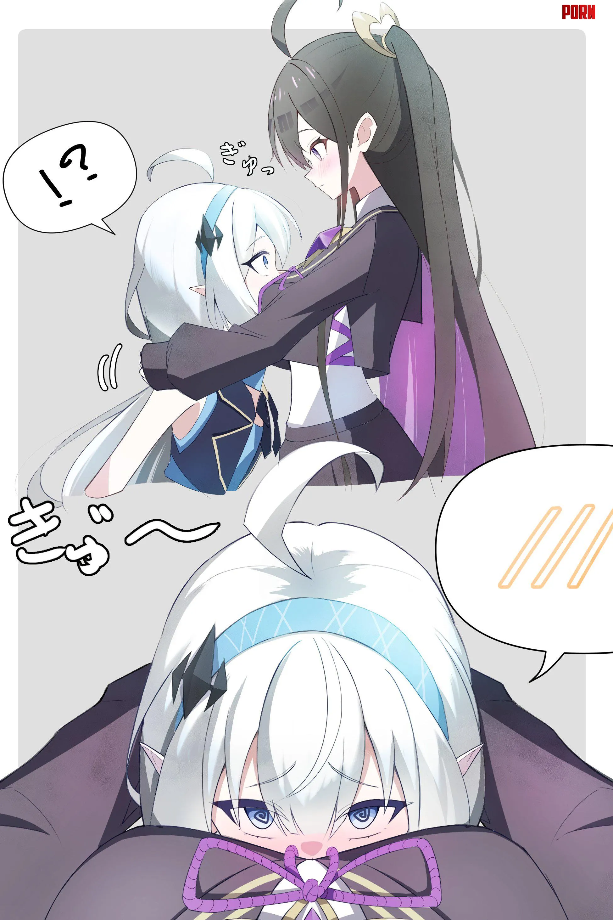 Tyrant & Chitose Hug [Stella Sora] by Silent_Steak_9540