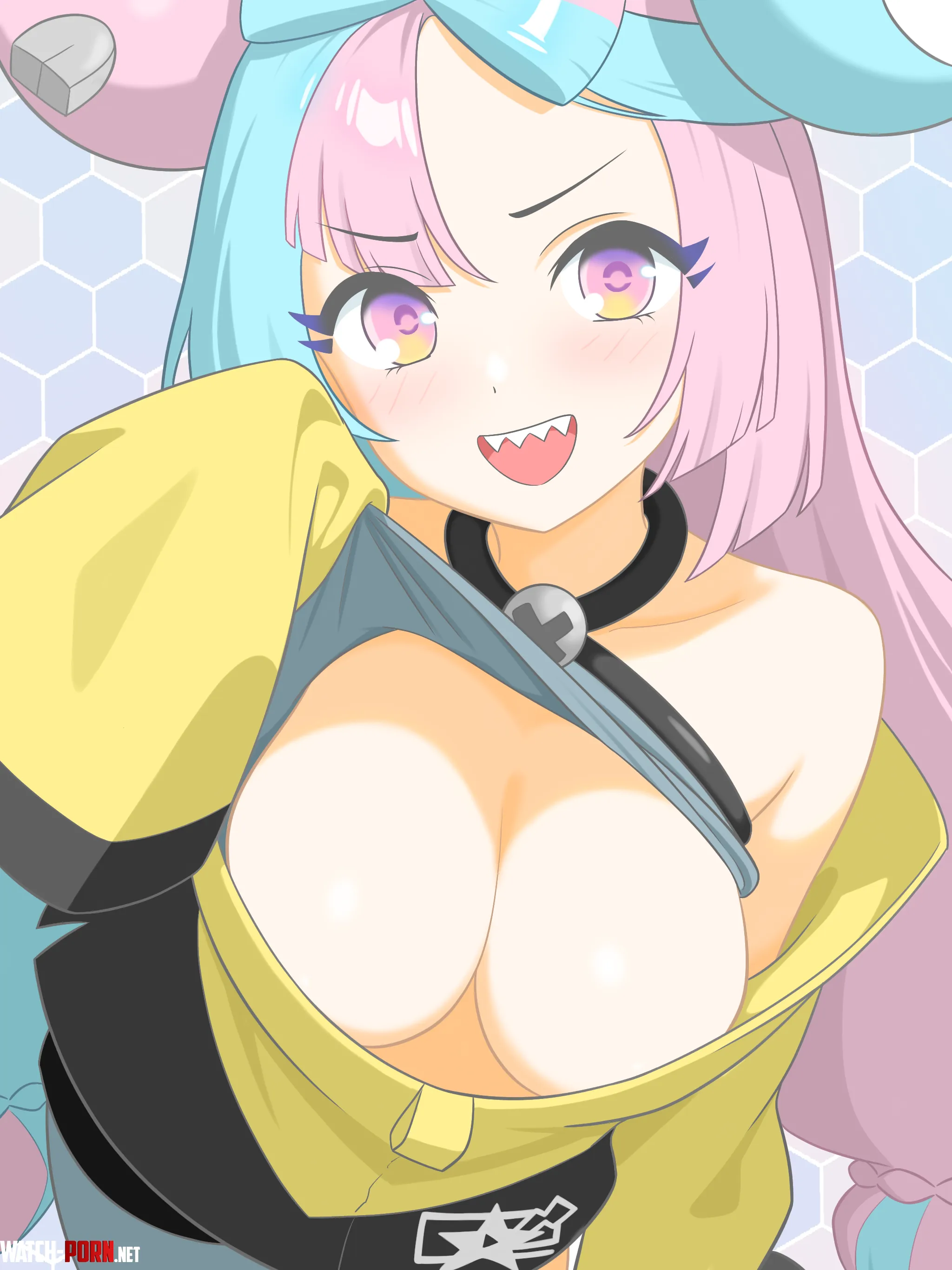 Iono giving you a peek [Pokémon] by LafterMastr