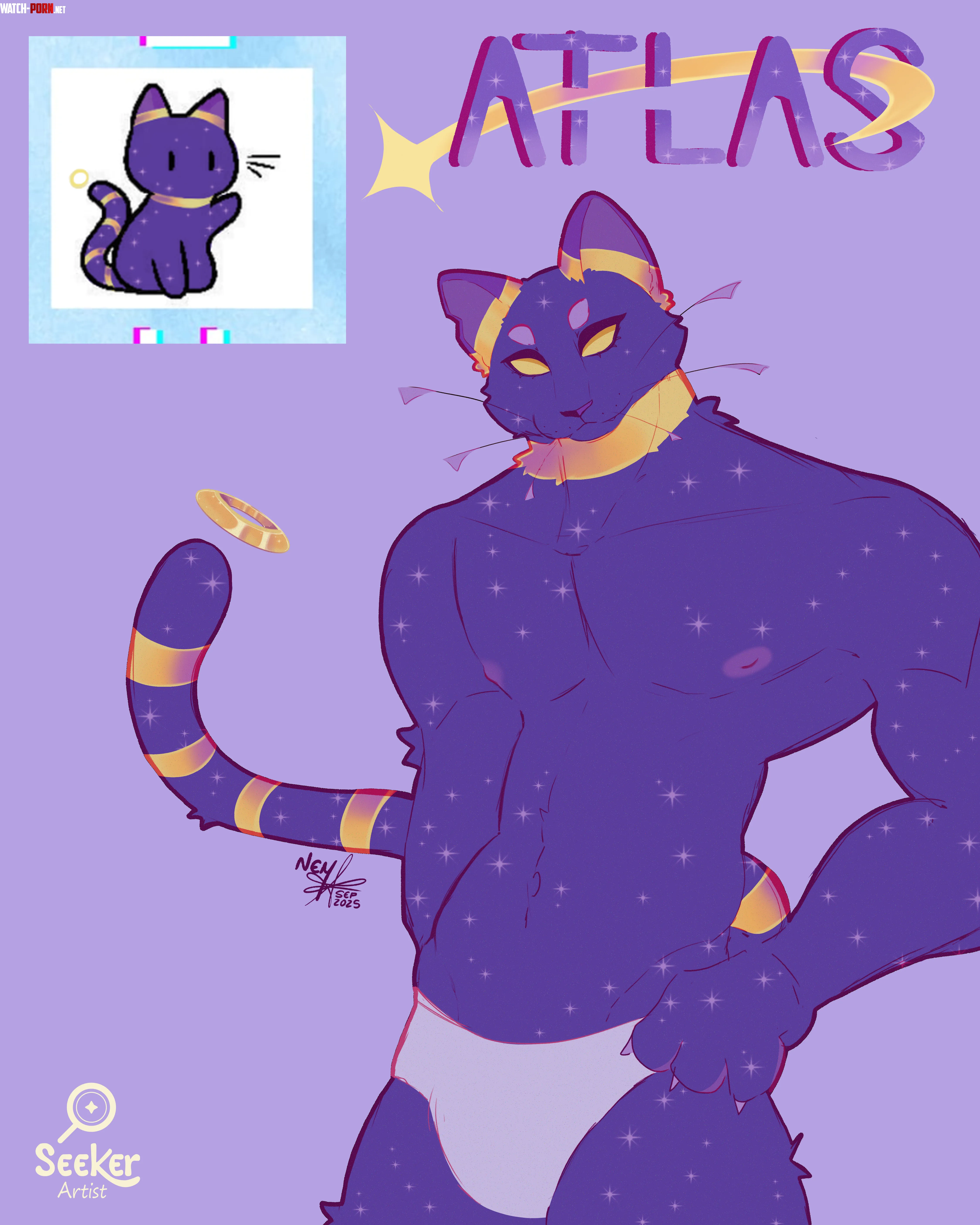 presenting Atlas (one of my OCs) [x] (Art by me, thatskynem) by Axel-G8