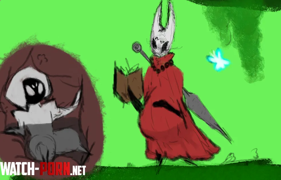 {Image} sweet satisfying revenge (f/f), (hollow knight), (implied fatal), (art by me) by TharyonDeklyn