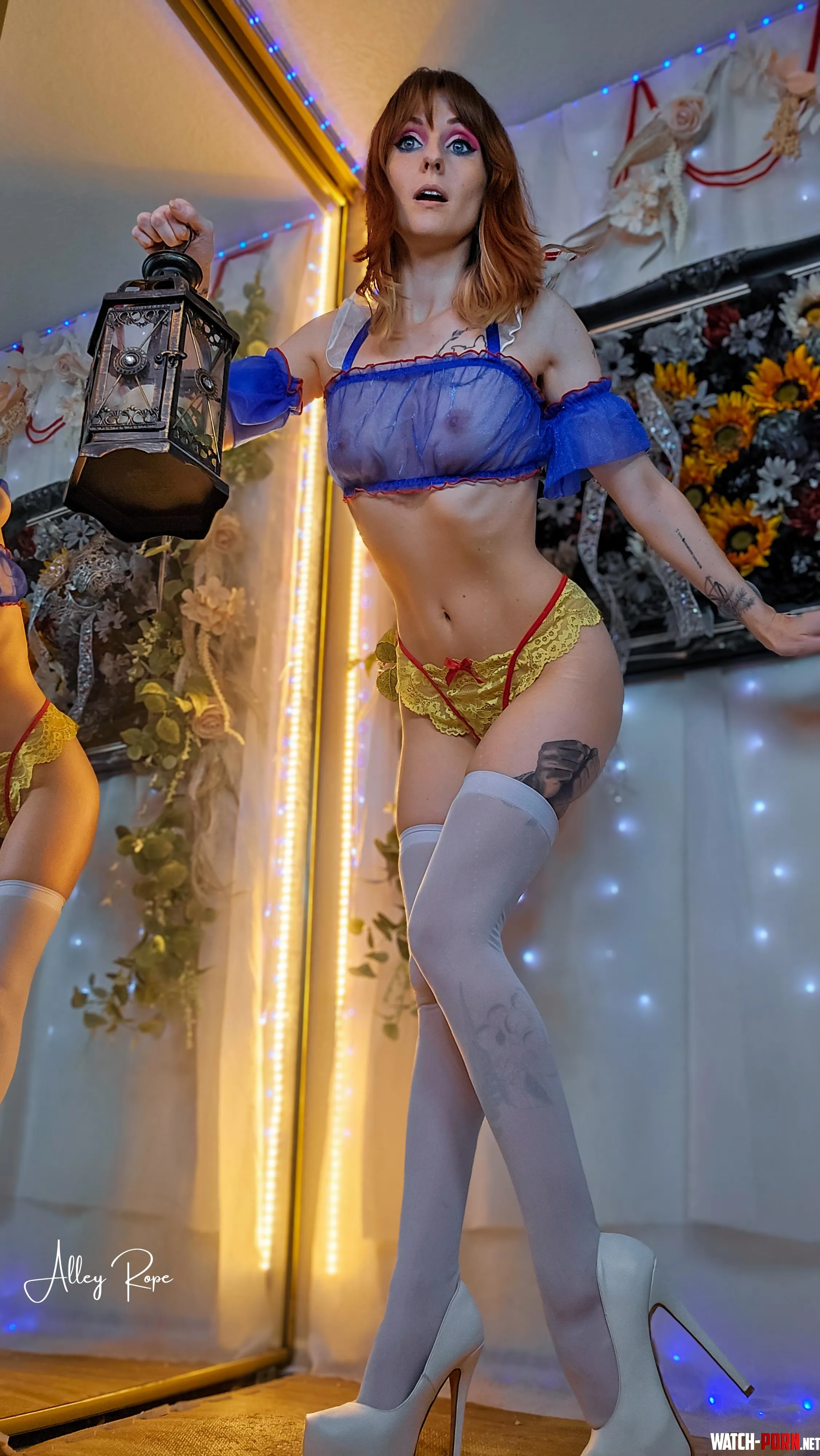 Snow white ready to lead the way by alleyrope