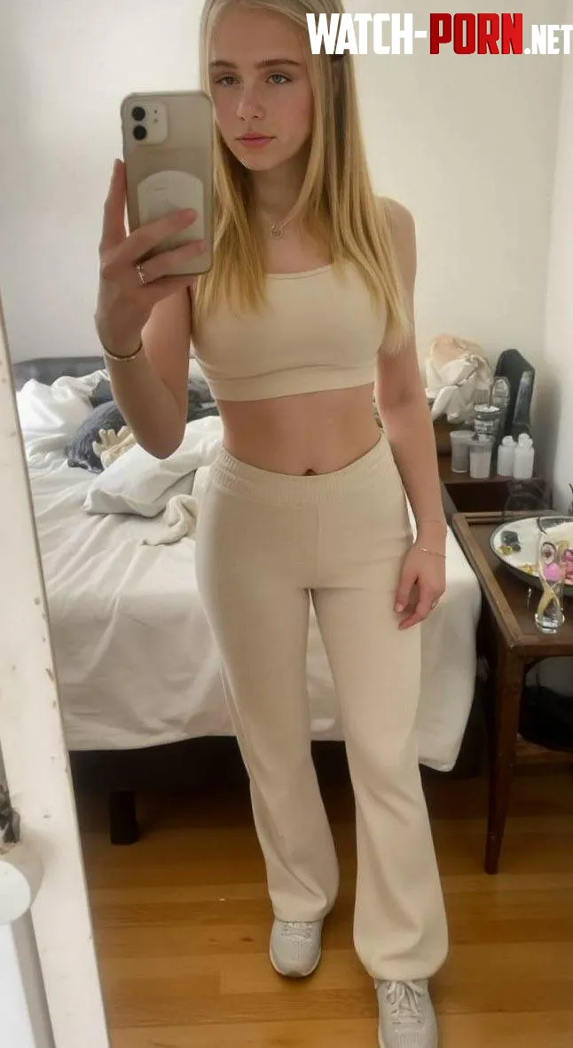 How do I look in my cream crop top by Avra_Synn