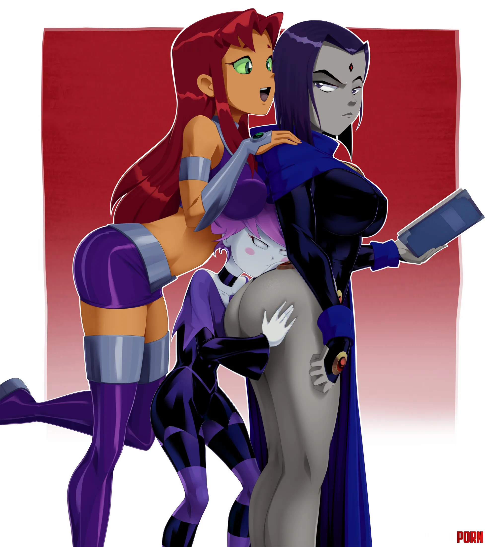 Raven, Jinx and Starfire (RavenRavenRaven) by ObligationKey7329