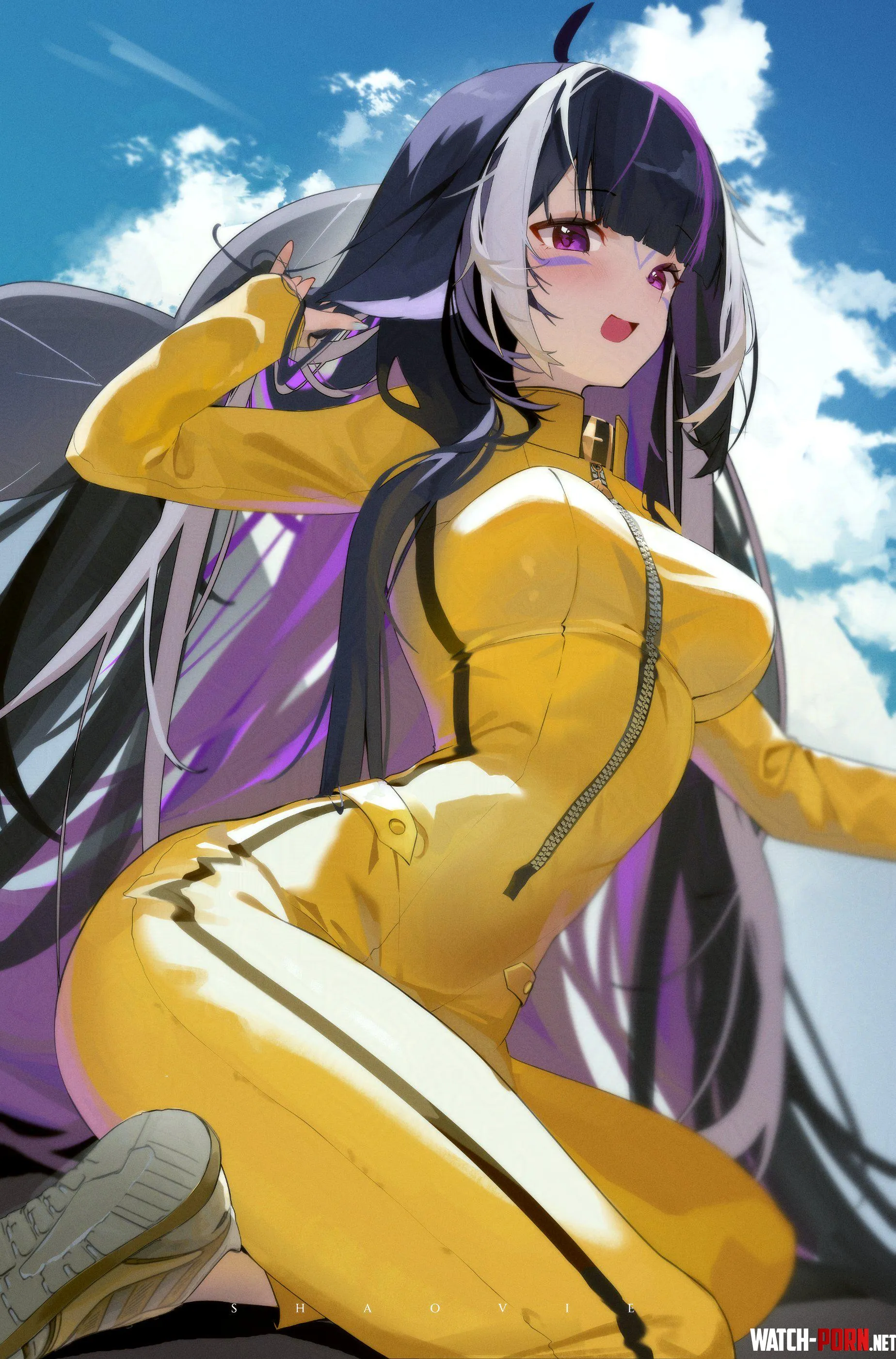 Shylily in the Kill Bill bodysuit by Hortkind78