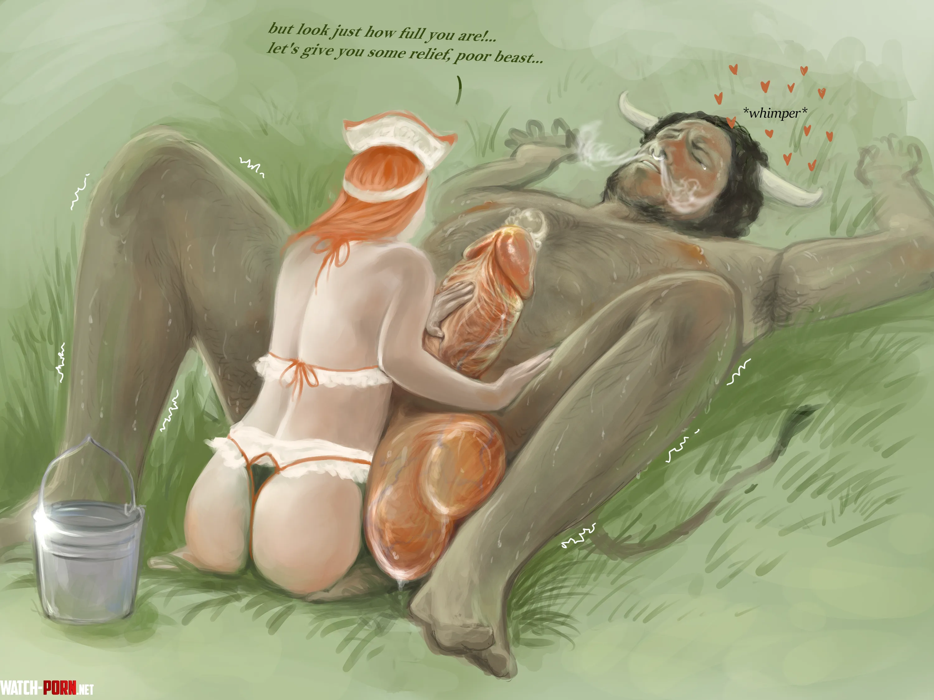 Milking the bull by me by Valuable_Contract969