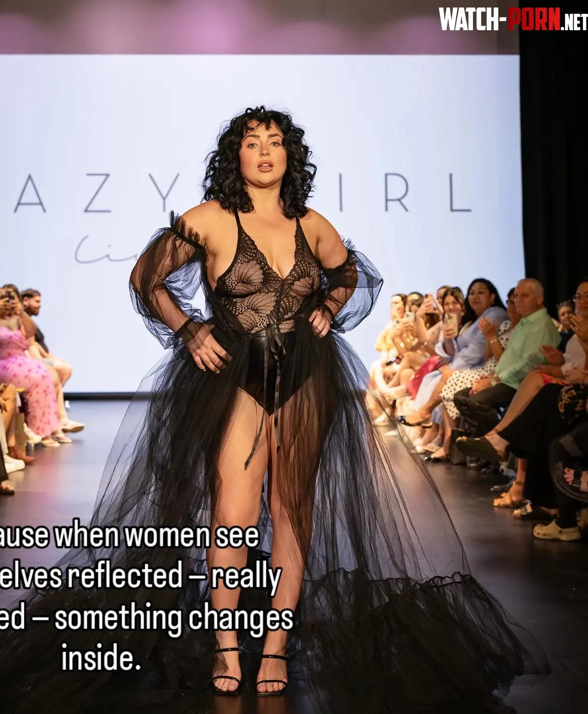 Melbourne model at fashion show by cataractum