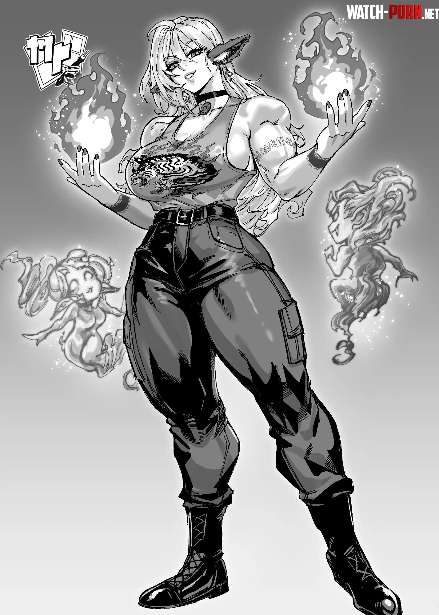 Fit with Fire [The Manga Professor] by TheTMoneyMan