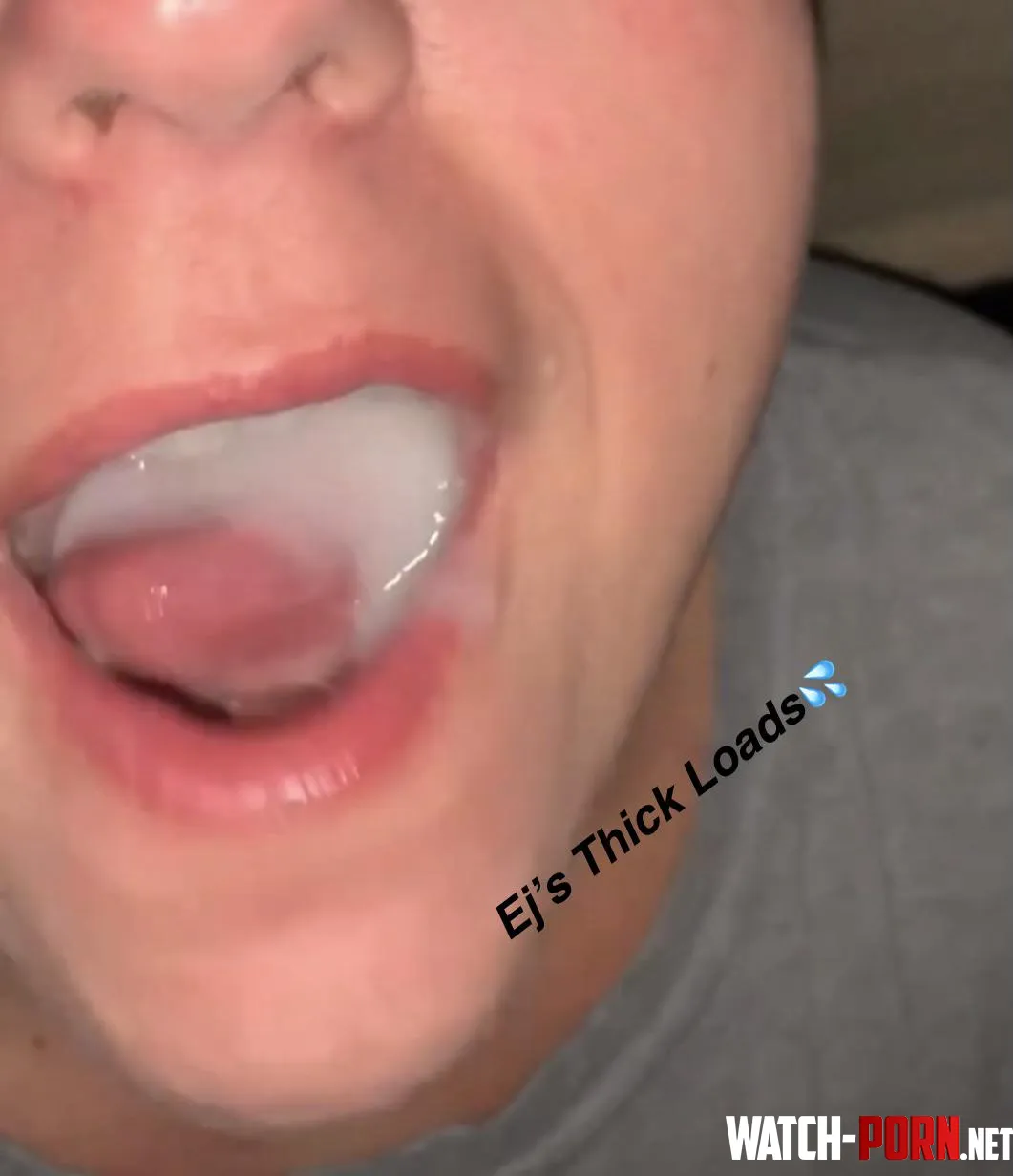 Wifey wouldn’t let me go to work without filling up her mouth first.  Nearly overflowed her mouth! by Mr_big_loads