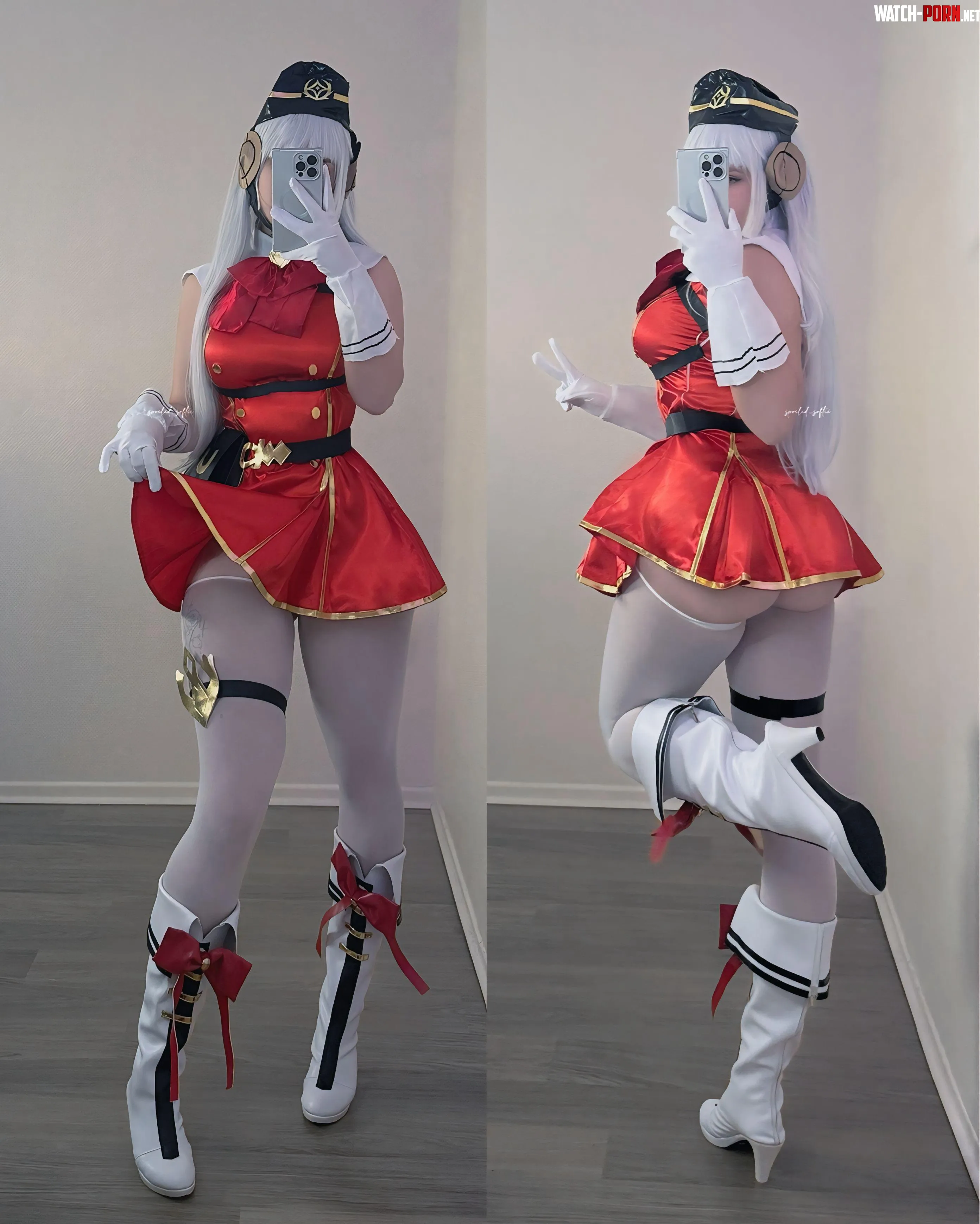 gold ship cosplay (spoiledsoftie) by spoiled_softie