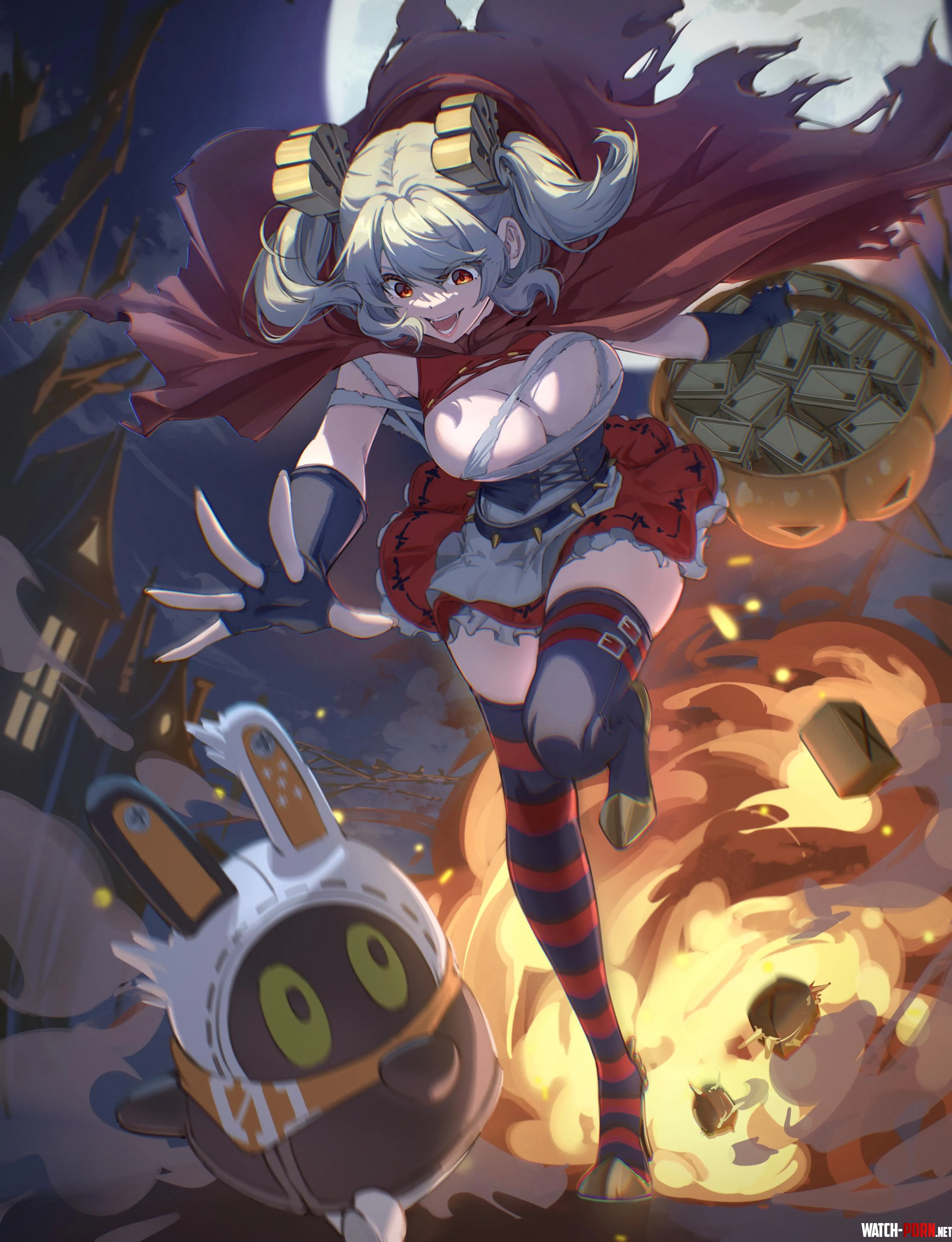 Halloween with burnice (Riria_kaiga) [zenless zone zero] by rolandaurys