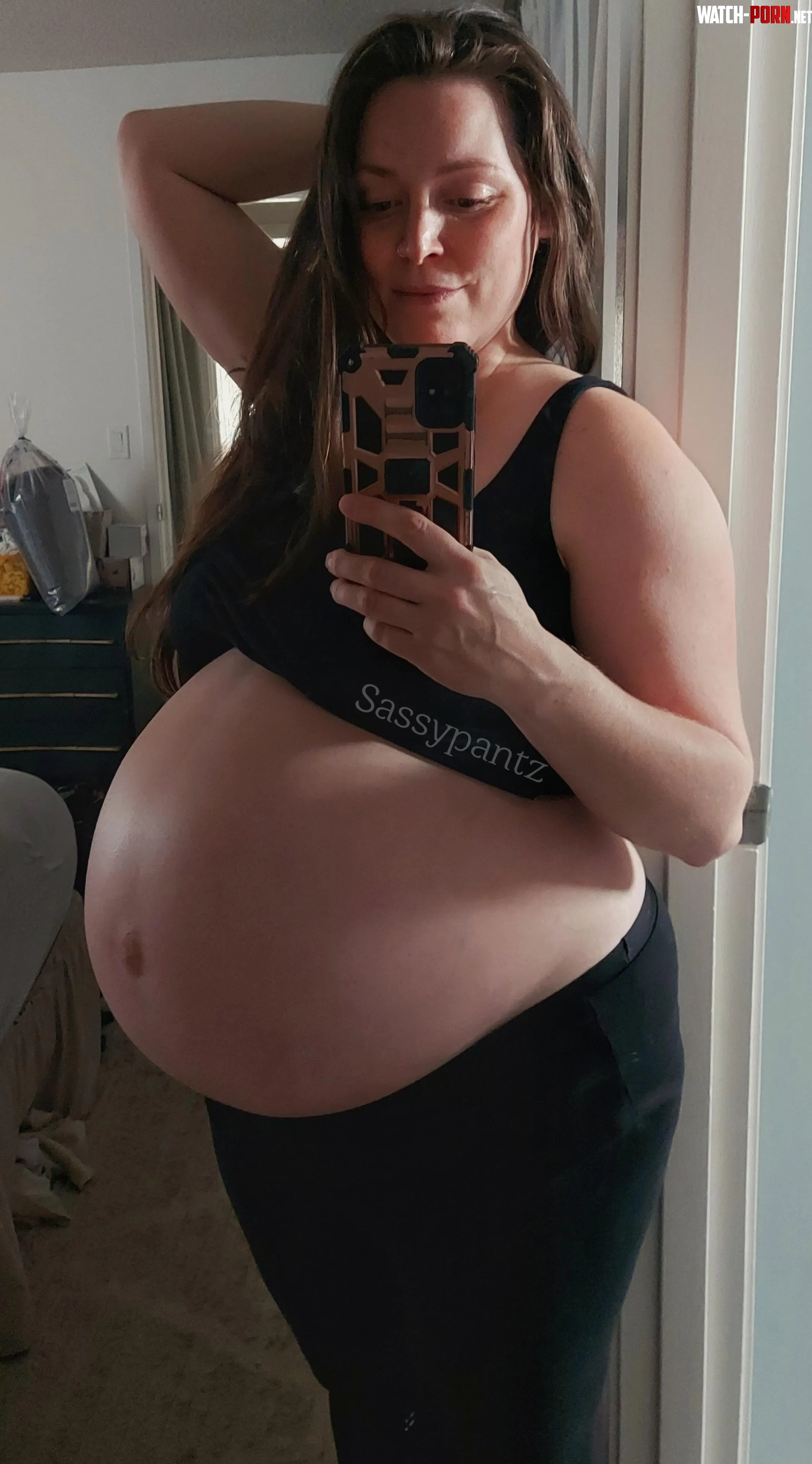 Almost 40 weeks... do I look ready to pop? by Inside_Ad5958