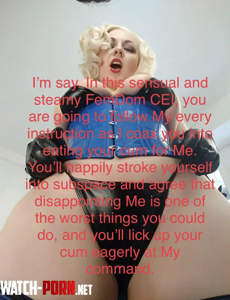 You won’t be able to resist swallowing your cum for Me by Mindless_Pangolin_12