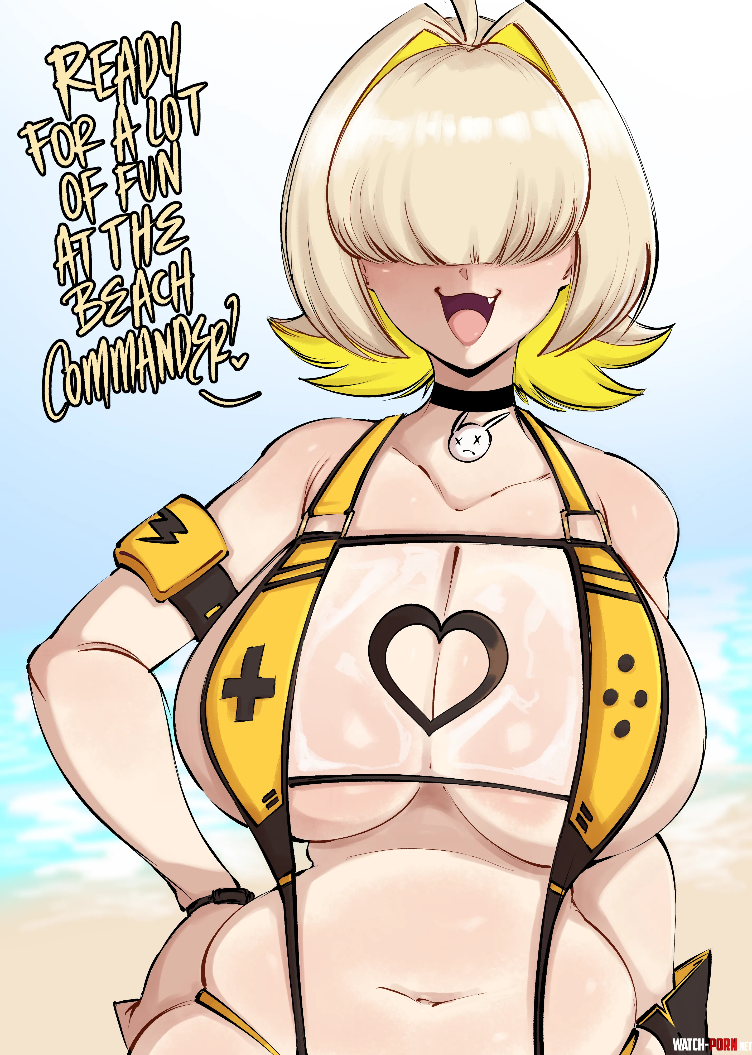 Elegg is ready for a lot of fun at the beach [NIKKE] by LafterMastr