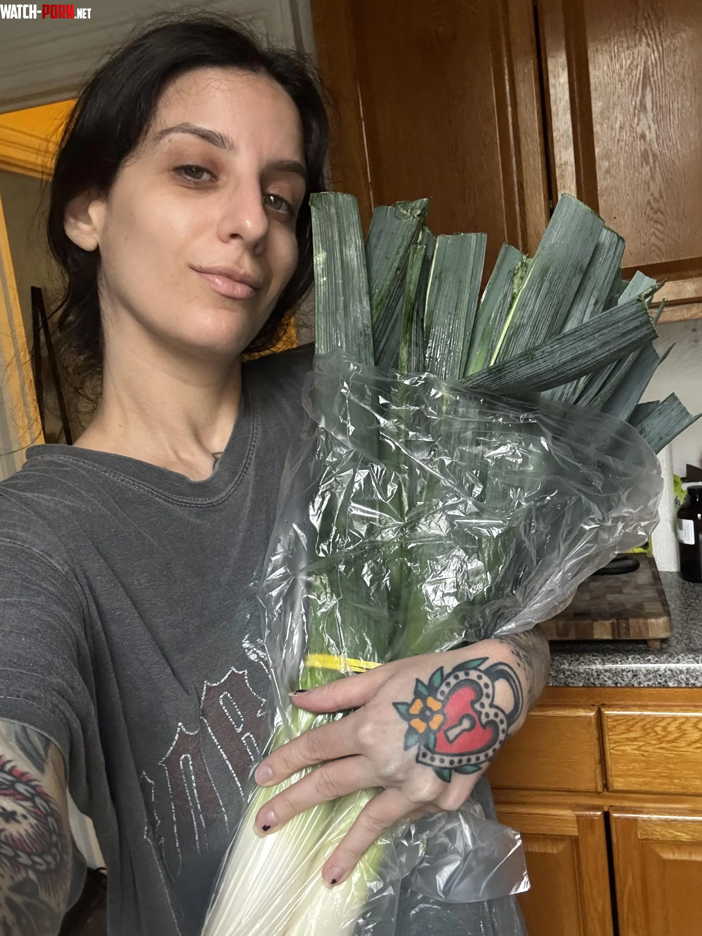 Got an obscene amount of leeks today lol by ellixraven