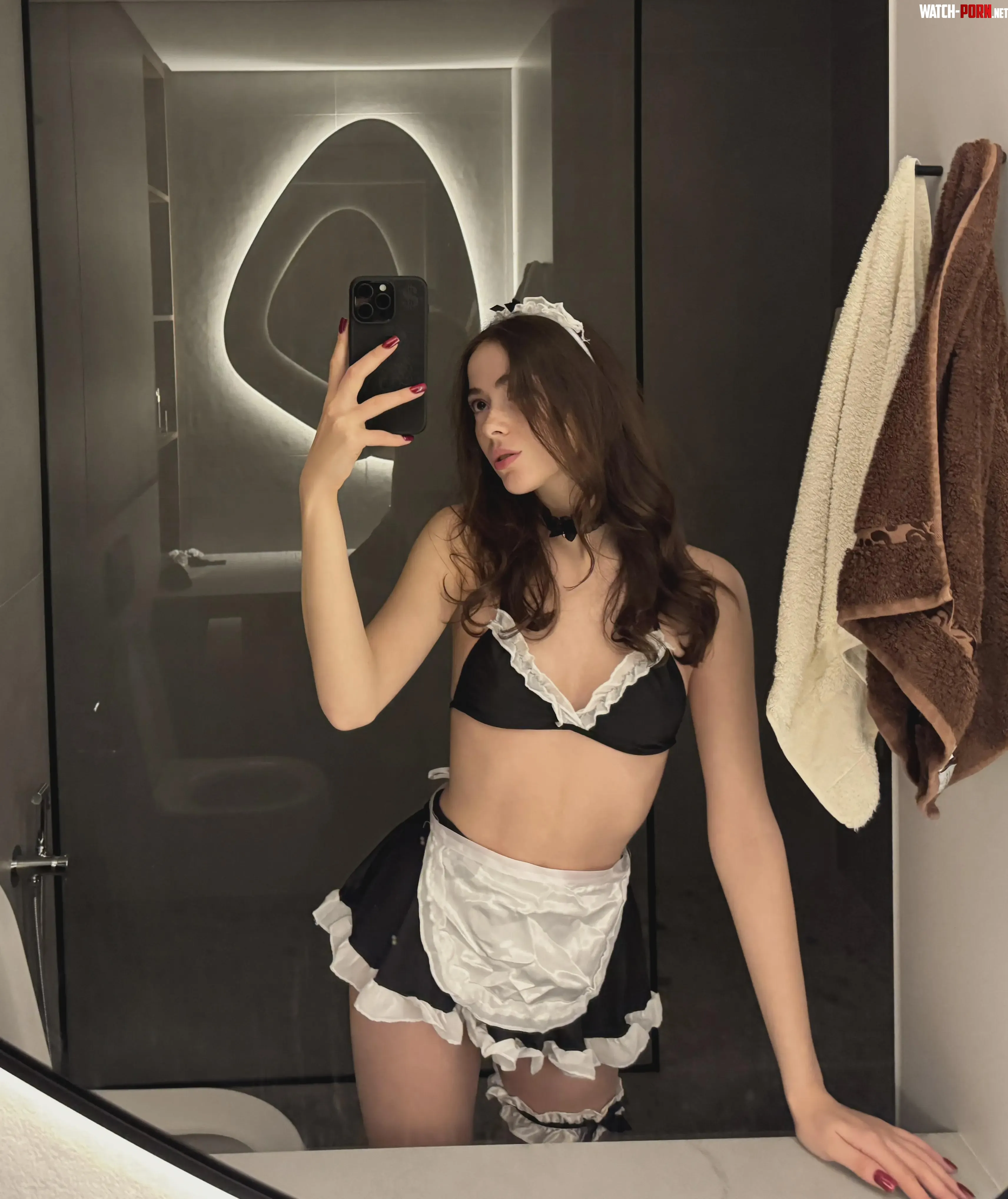 i love cleaning up in my sexy new look by SnarkyComet