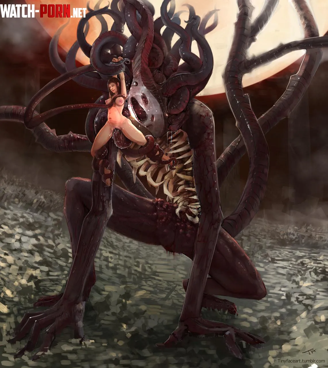 In the presence of the moon (TinyFace) by SpitefulCrow1701