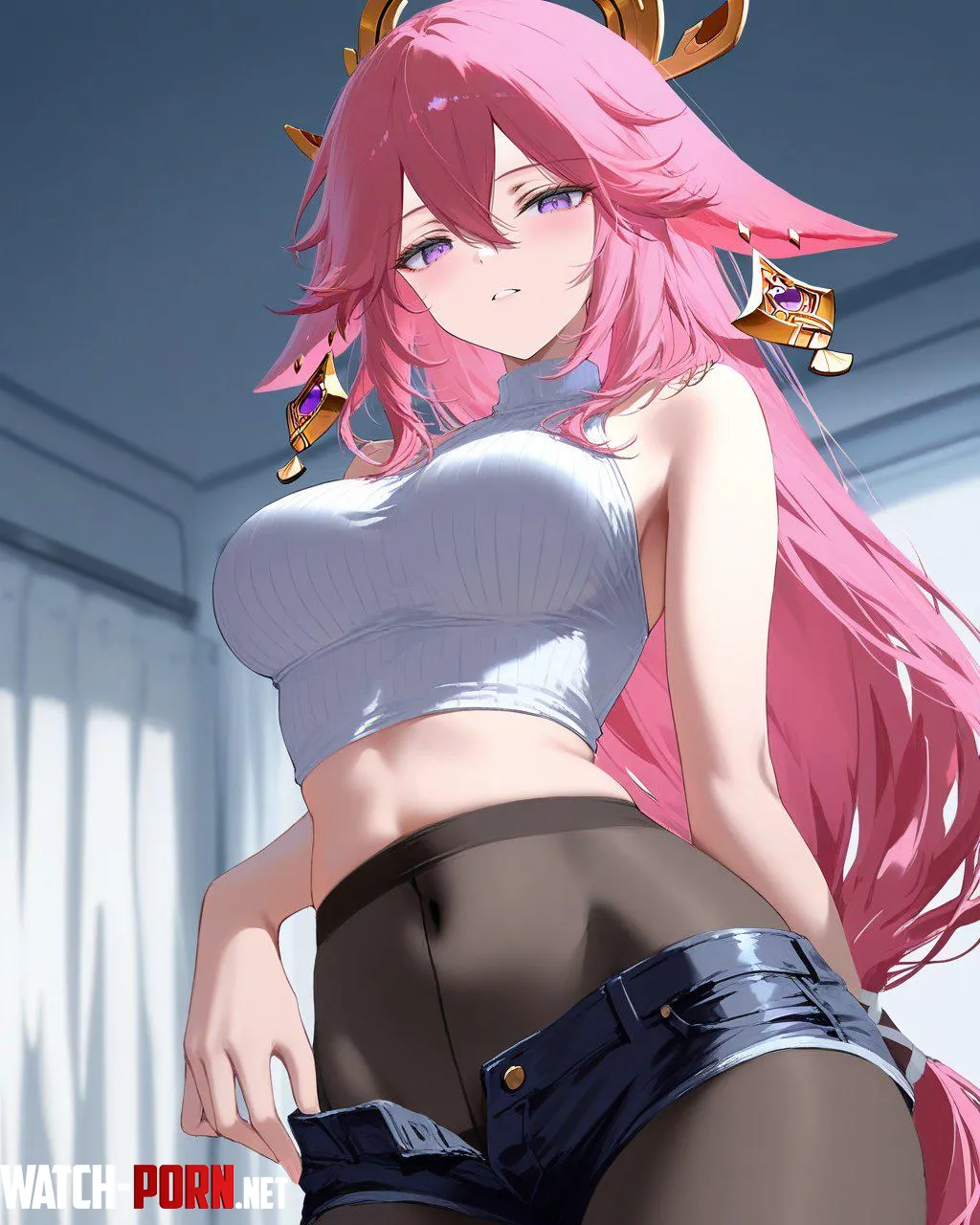 Yae [Genshin Impact] by WoolsonDaSheep