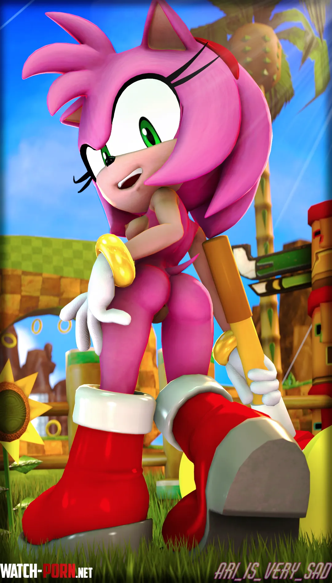 Pink peach (art by me) by airysad