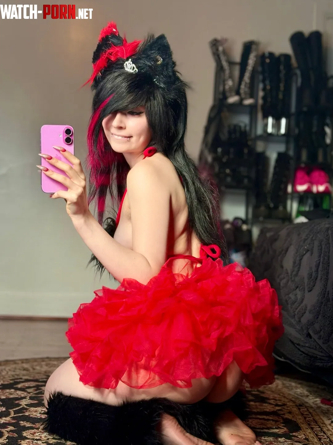 I made some cat ears to match me :3 by RavenNymph