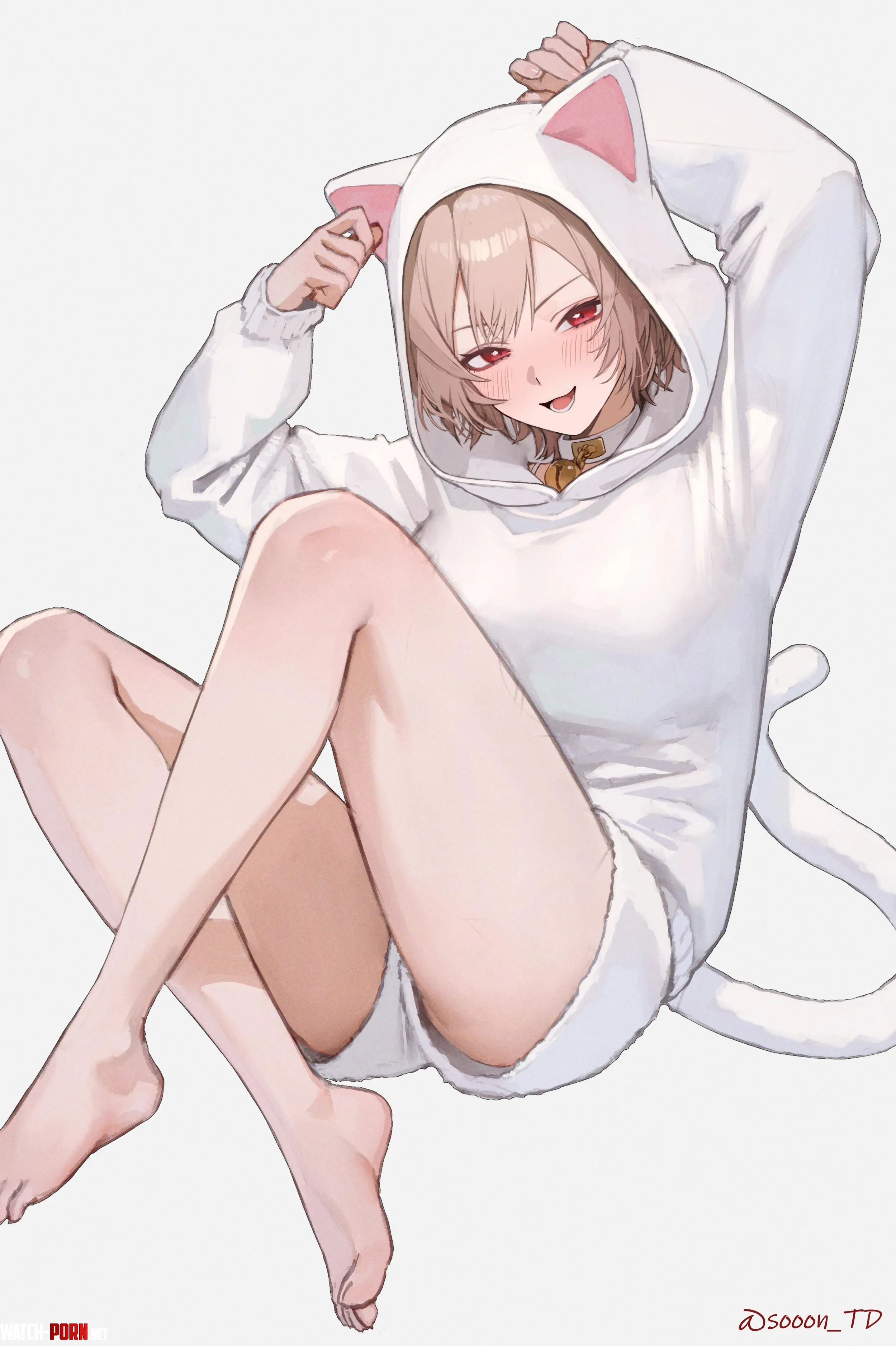 Furen E Lusario Cat Hoodie [Nijisanji] by A_MASSIVE_PERVERT