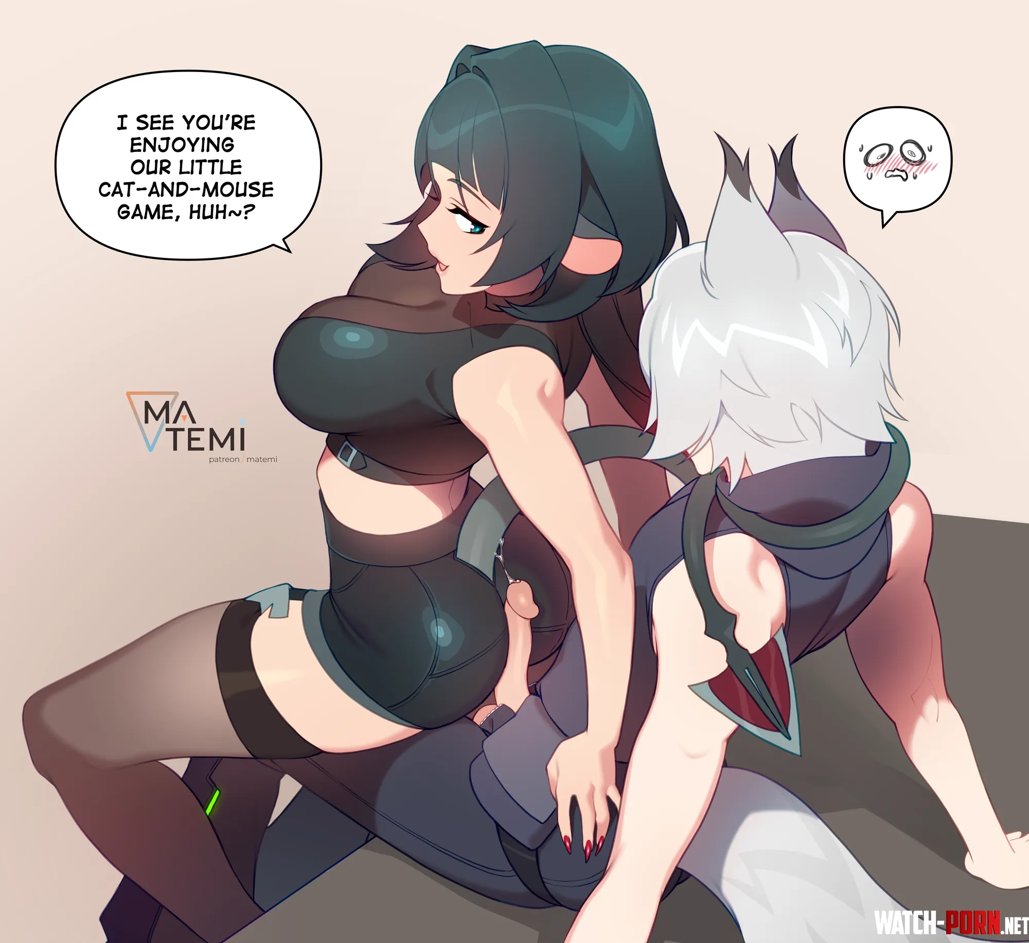 Cat and mouse by Somanycookies1