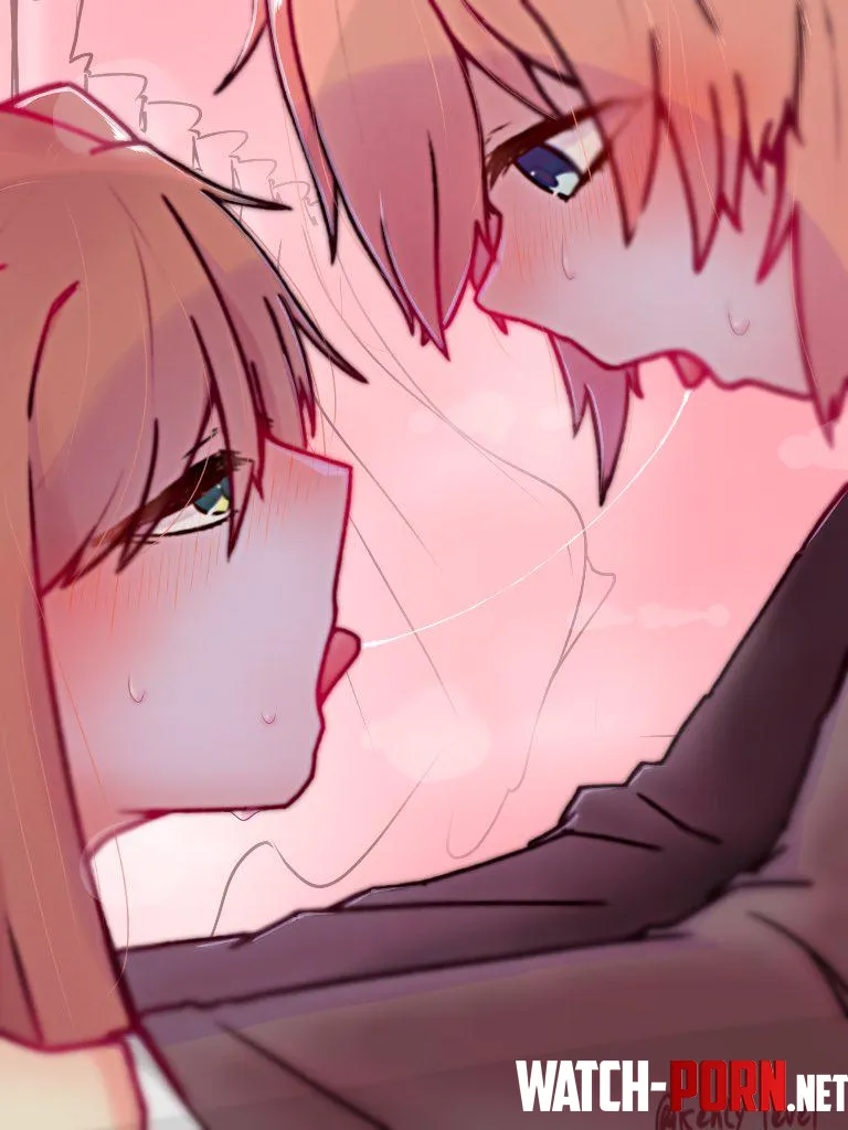 Sayori & Monika getting steamy (kentylevel) [Doki Doki Literature Club] by BoredMoron30