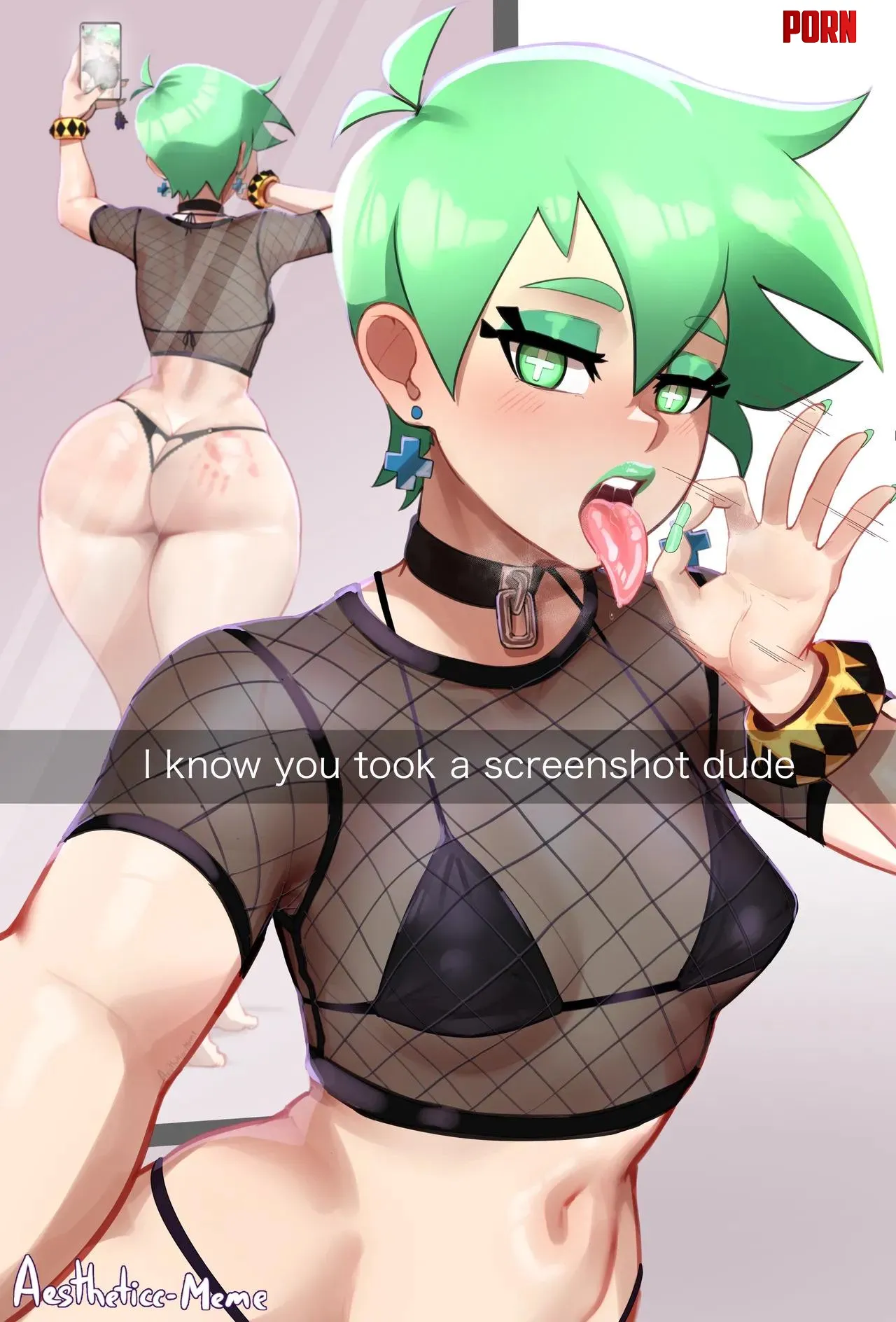 Goth Mint (Aestheticc-Meme) by LidiiaTill