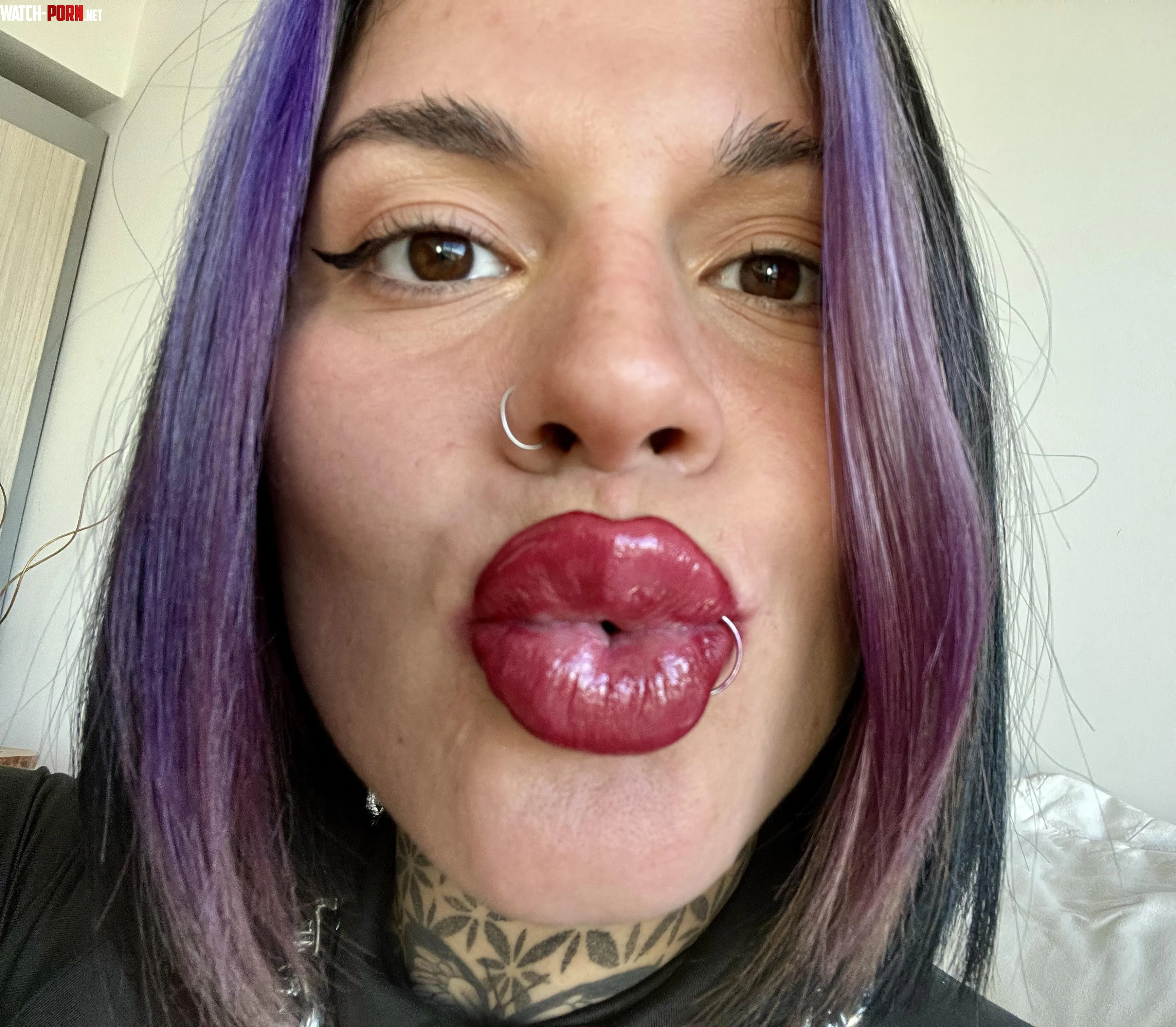 I love that you see me making my duck mouth by girlytattoo