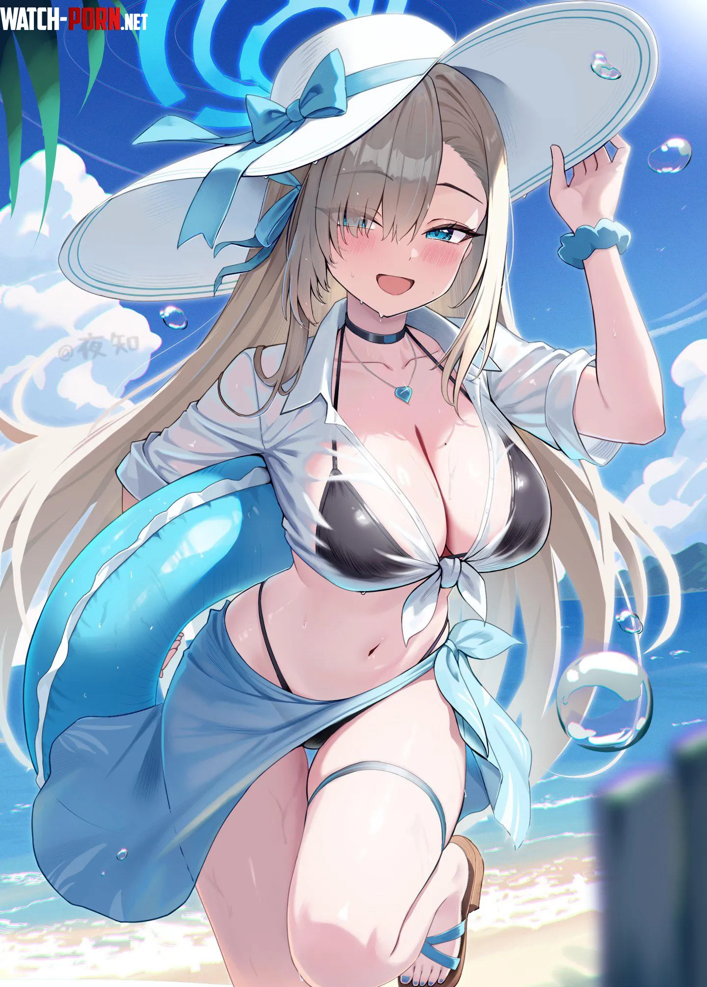 Summer Asuna [Blue Archive] by A_MASSIVE_PERVERT