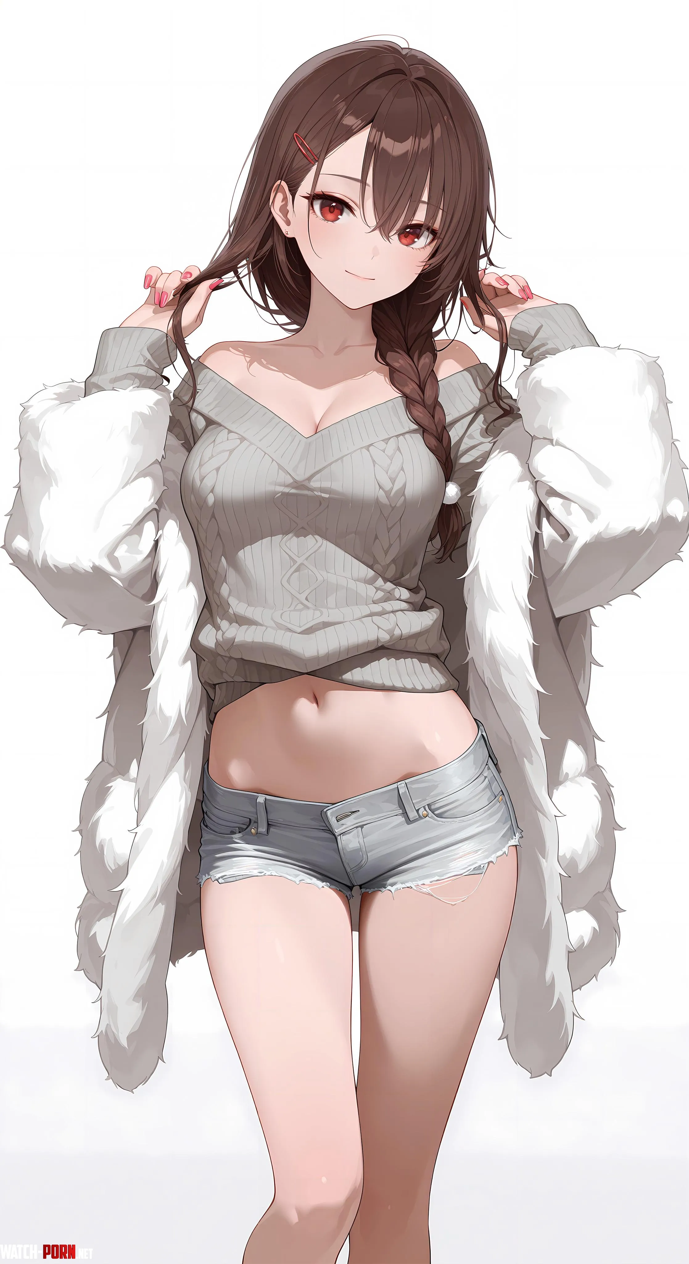 White Fur Coat by WoolsonDaSheep