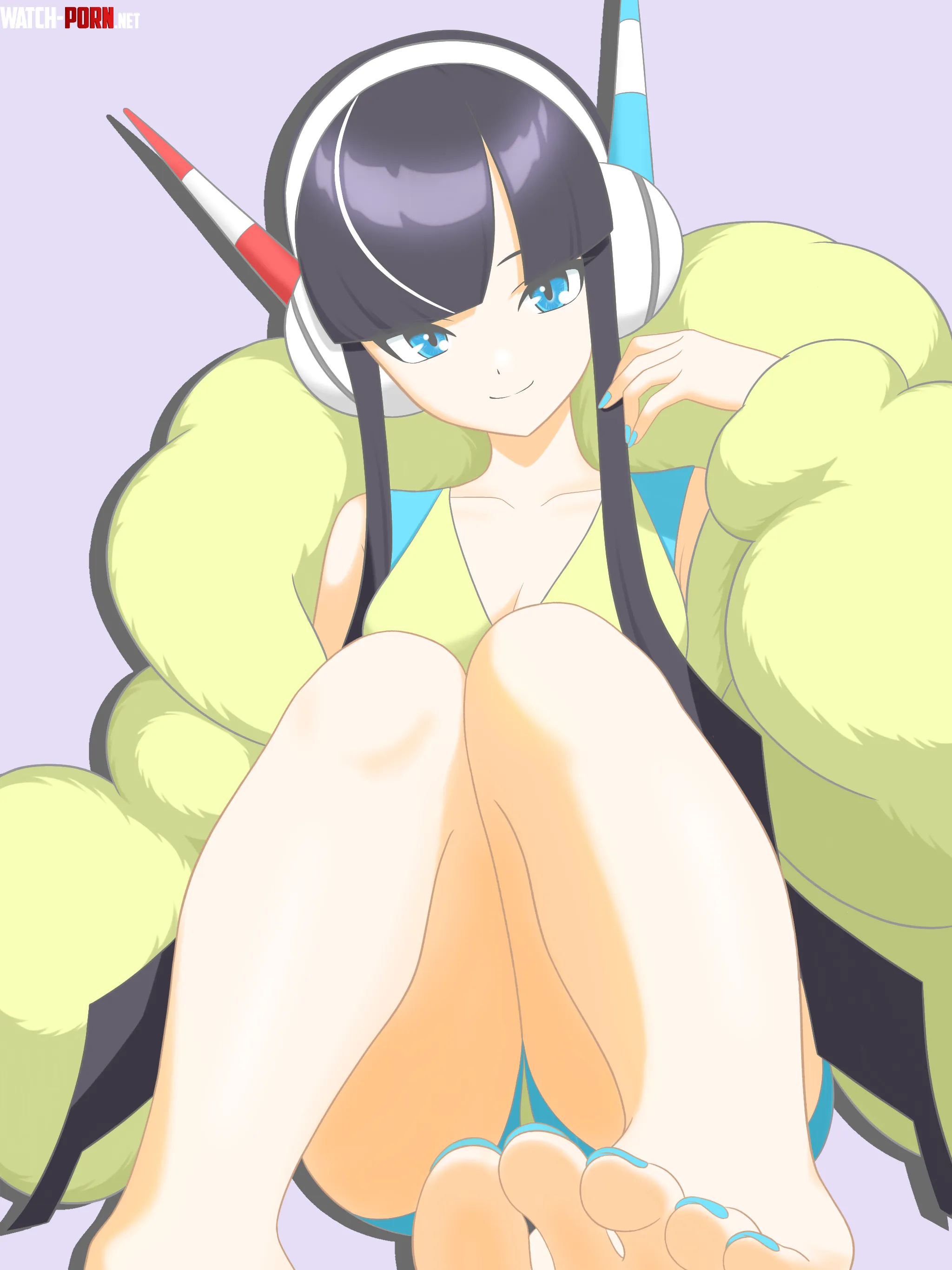 Elesa sitting down by LafterMastr