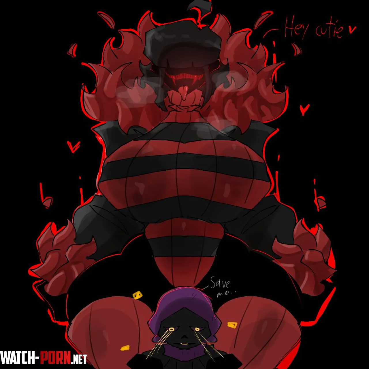 ERRORDUST NOOOOO!!!! [FEM! Anti-God Sans] [ErrorDust Sans] by ALL_JUST_A_GAME