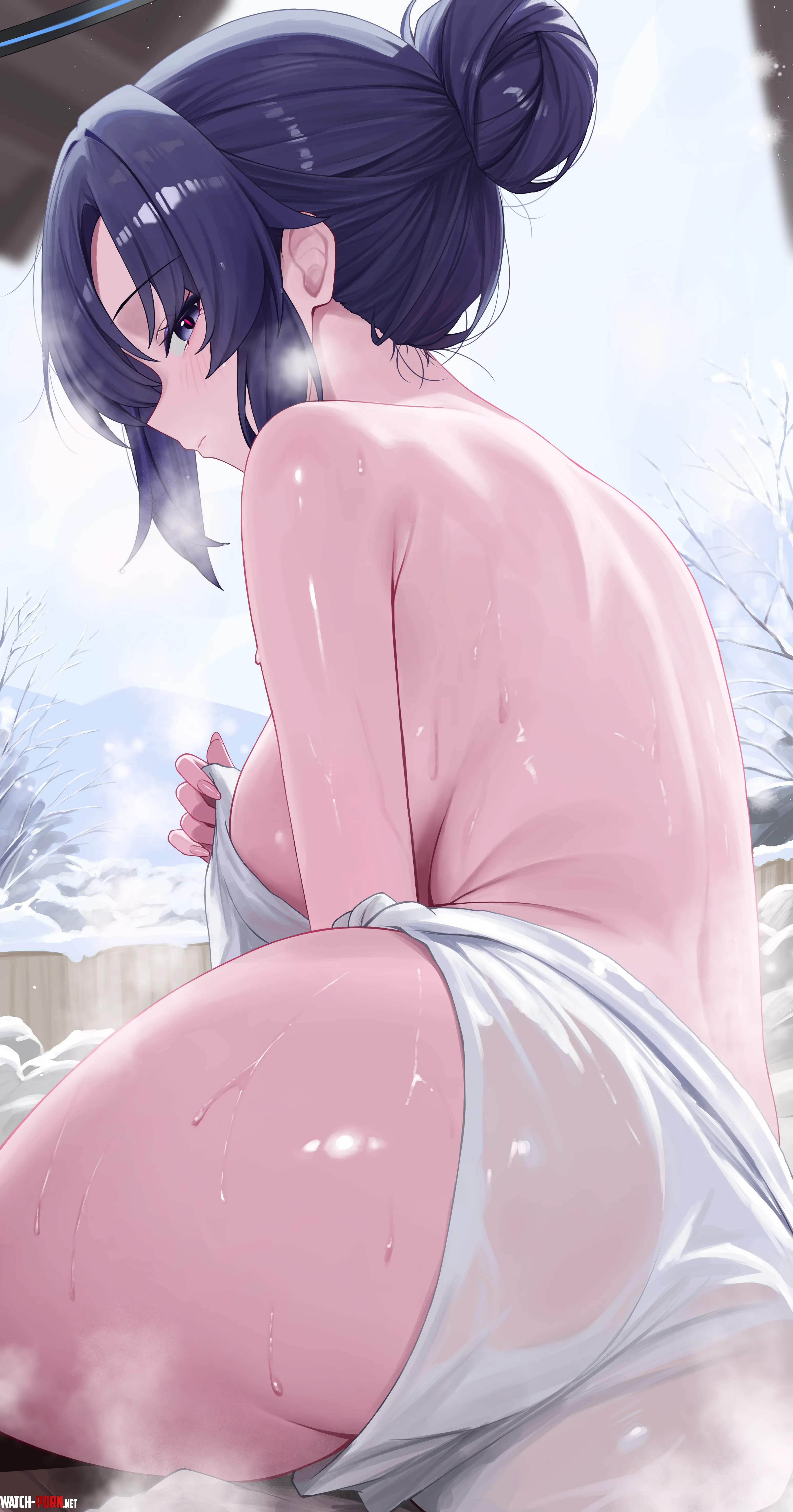 Yuuka taking a bath in winter (0724sei6) by elegantloveglimmer