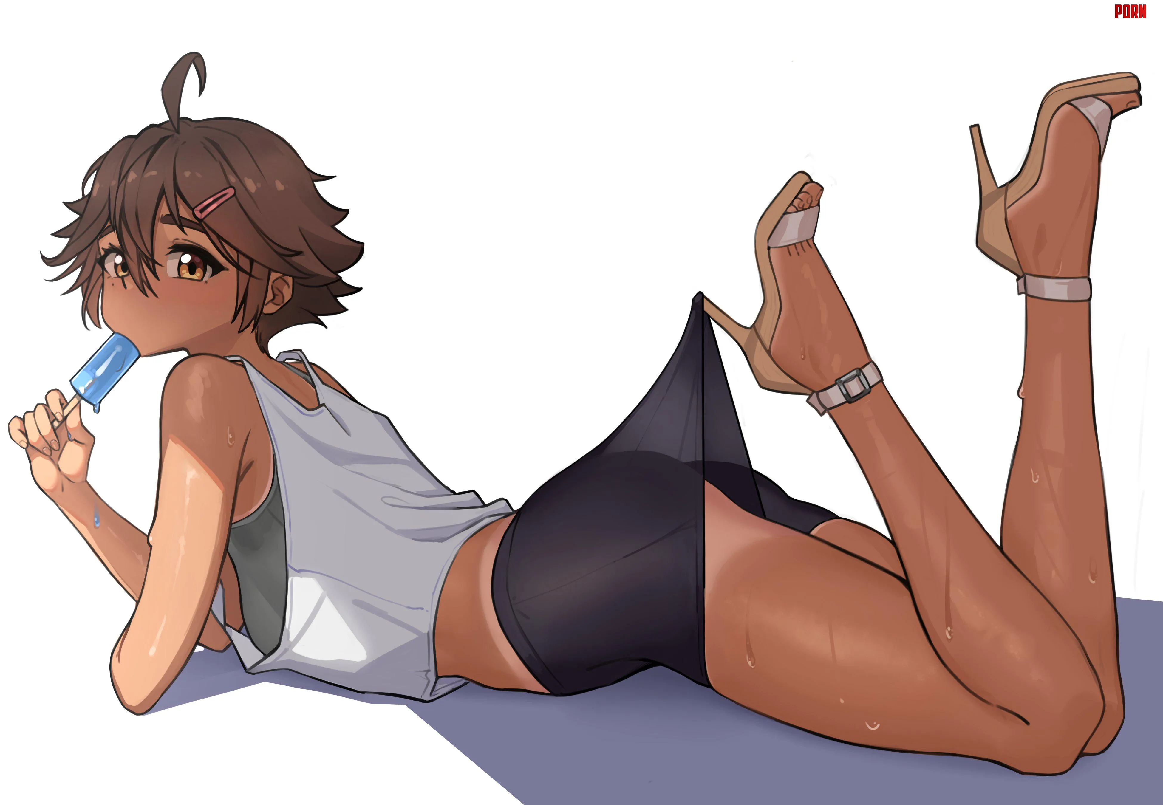 Blue Popsicle [Original] by A_MASSIVE_PERVERT